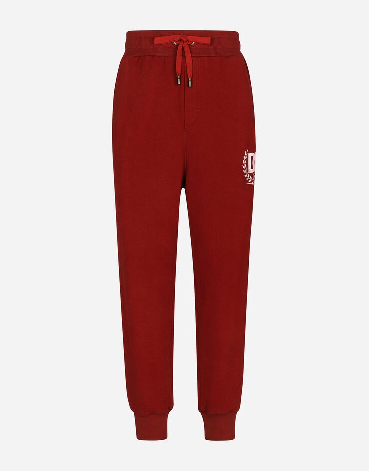 Jersey jogging pants with DG print - 1