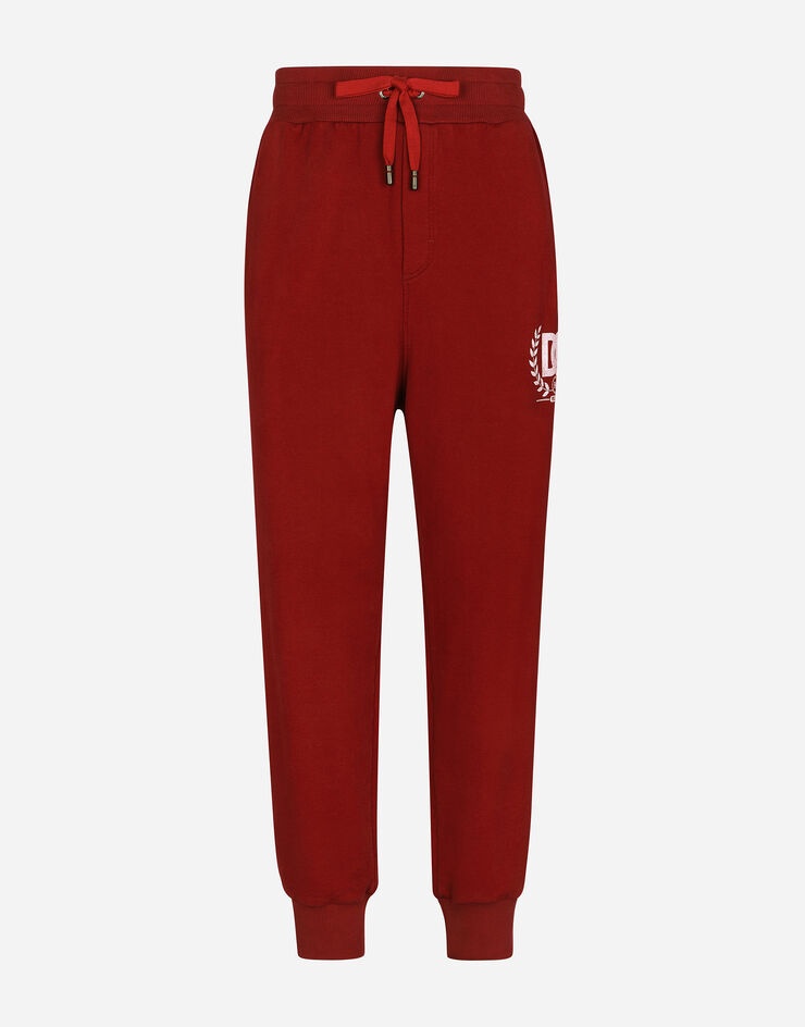 Jersey jogging pants with DG print - 1