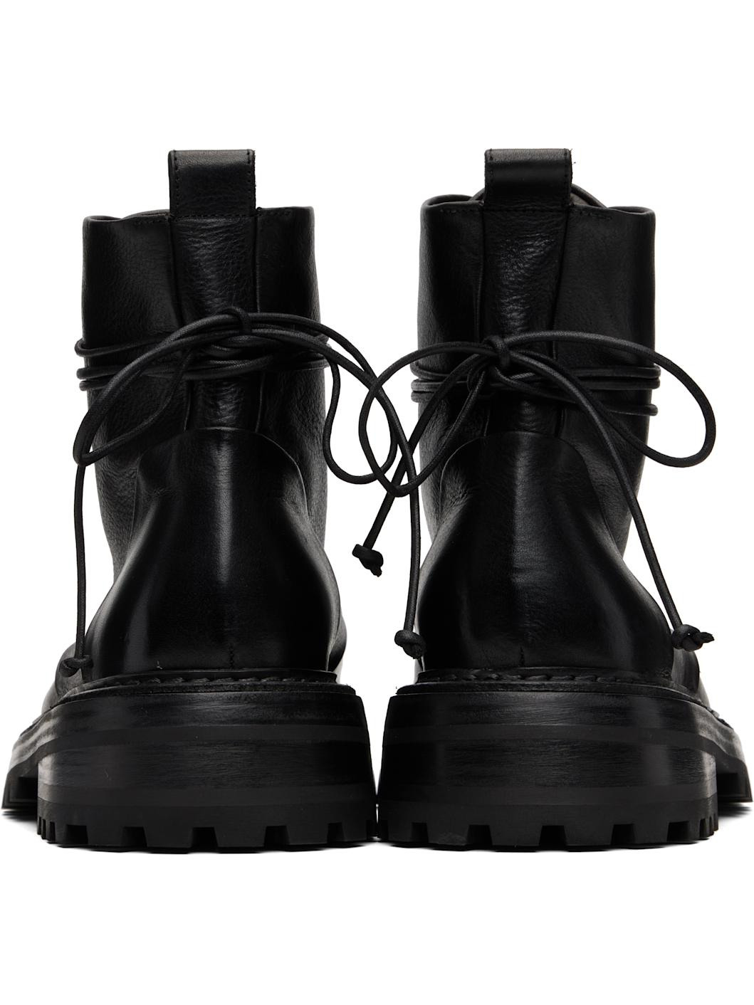 Black Carrucola Combat Boots - 2