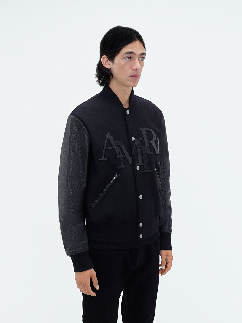 AMIRI STAGGERED VARSITY JACKET 4