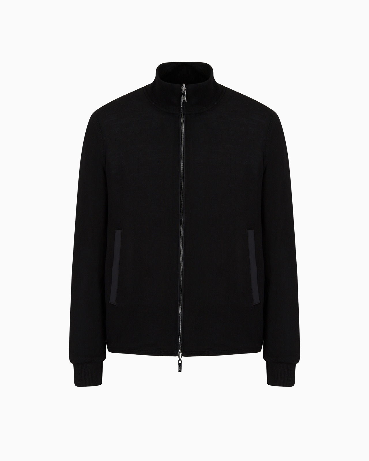 Quilted nylon and knit reversible blouson with logo patch - 2