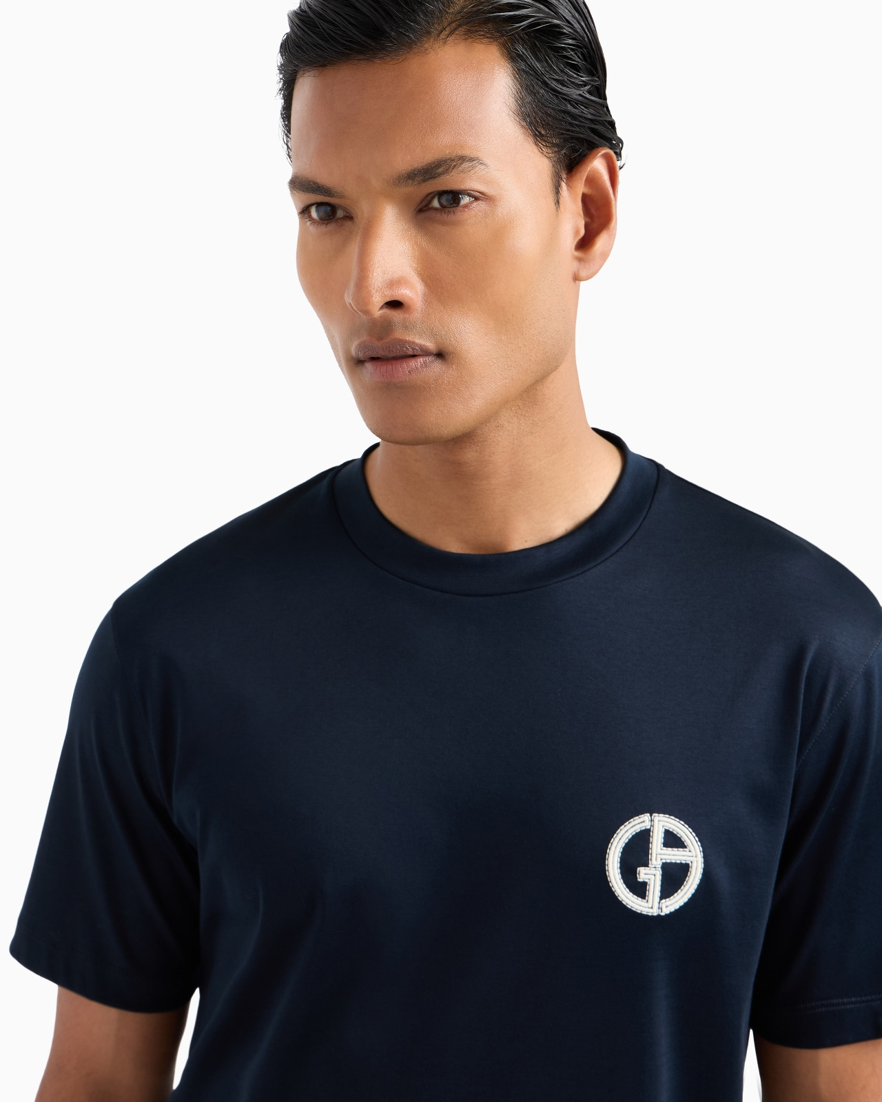Cotton interlock crew-neck T-shirt - 5