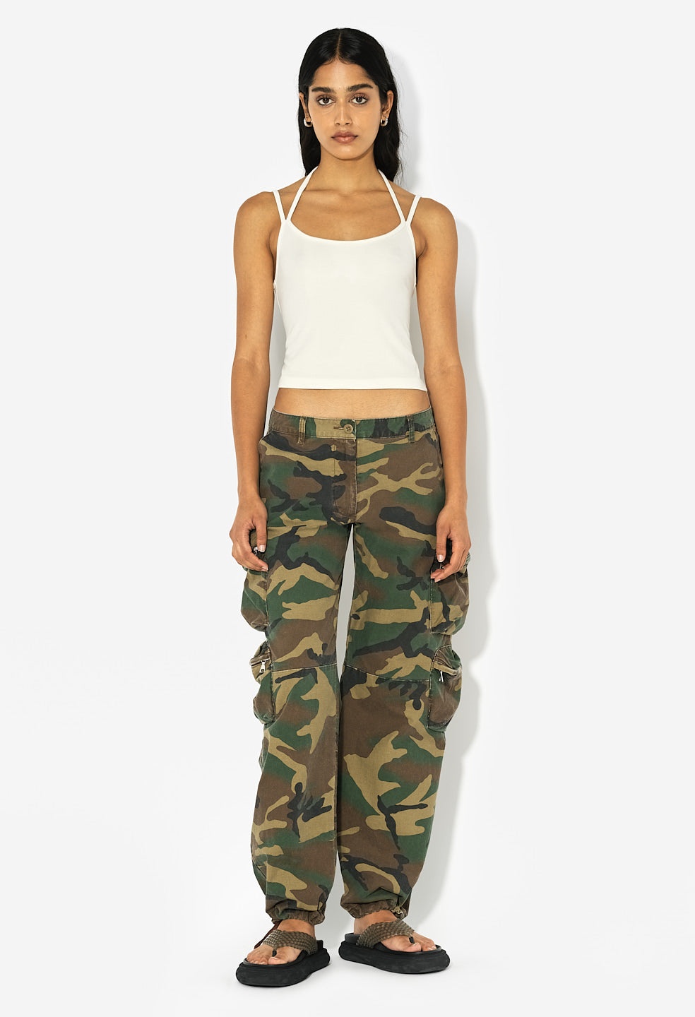 GEMINI RIB HALTER CAMI - 4
