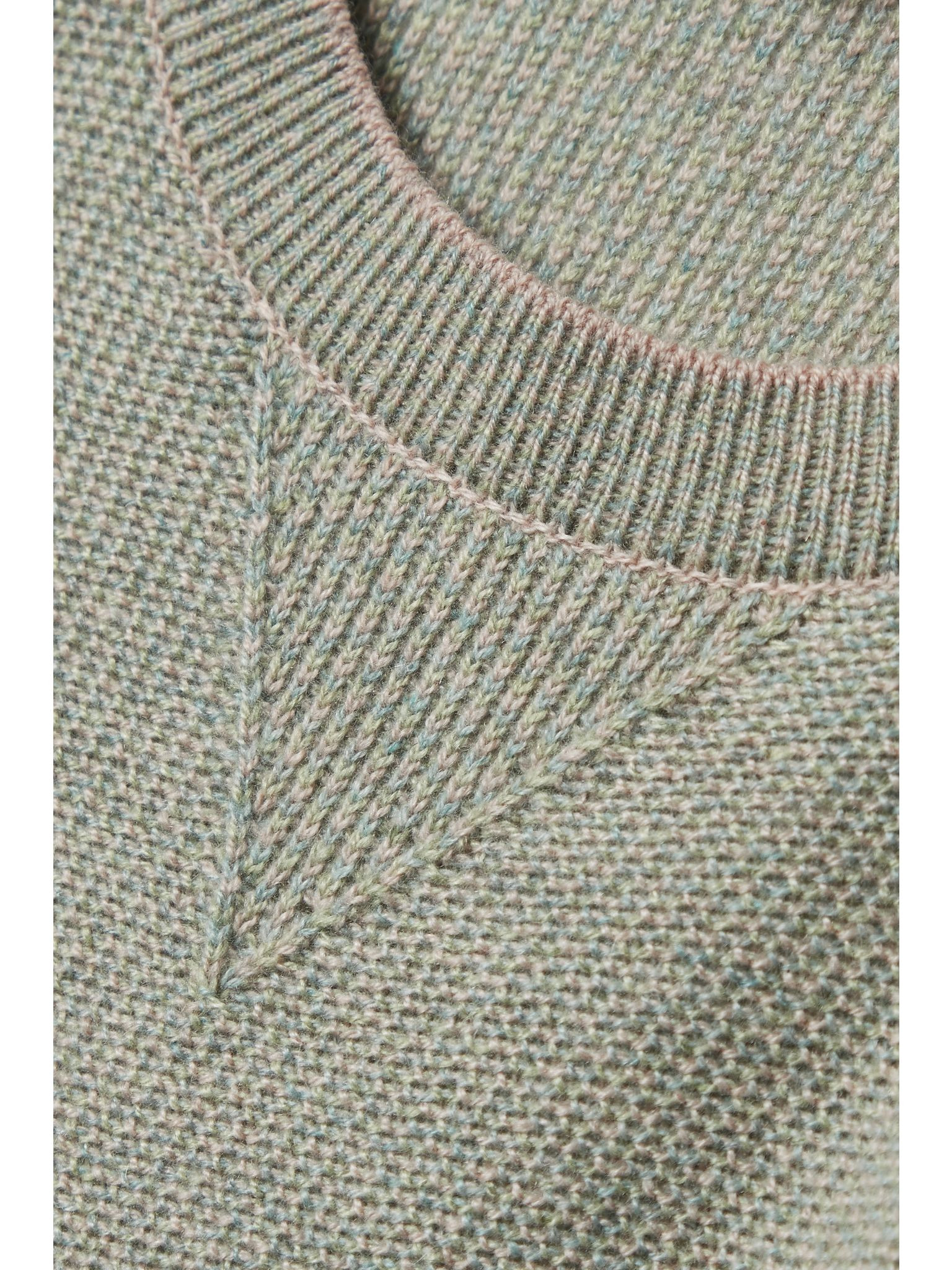 Cashmere sweater Gray green - 5