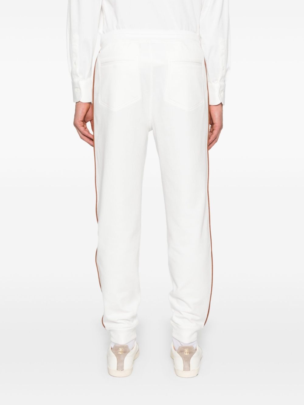 piped-trim sweatpants - 4