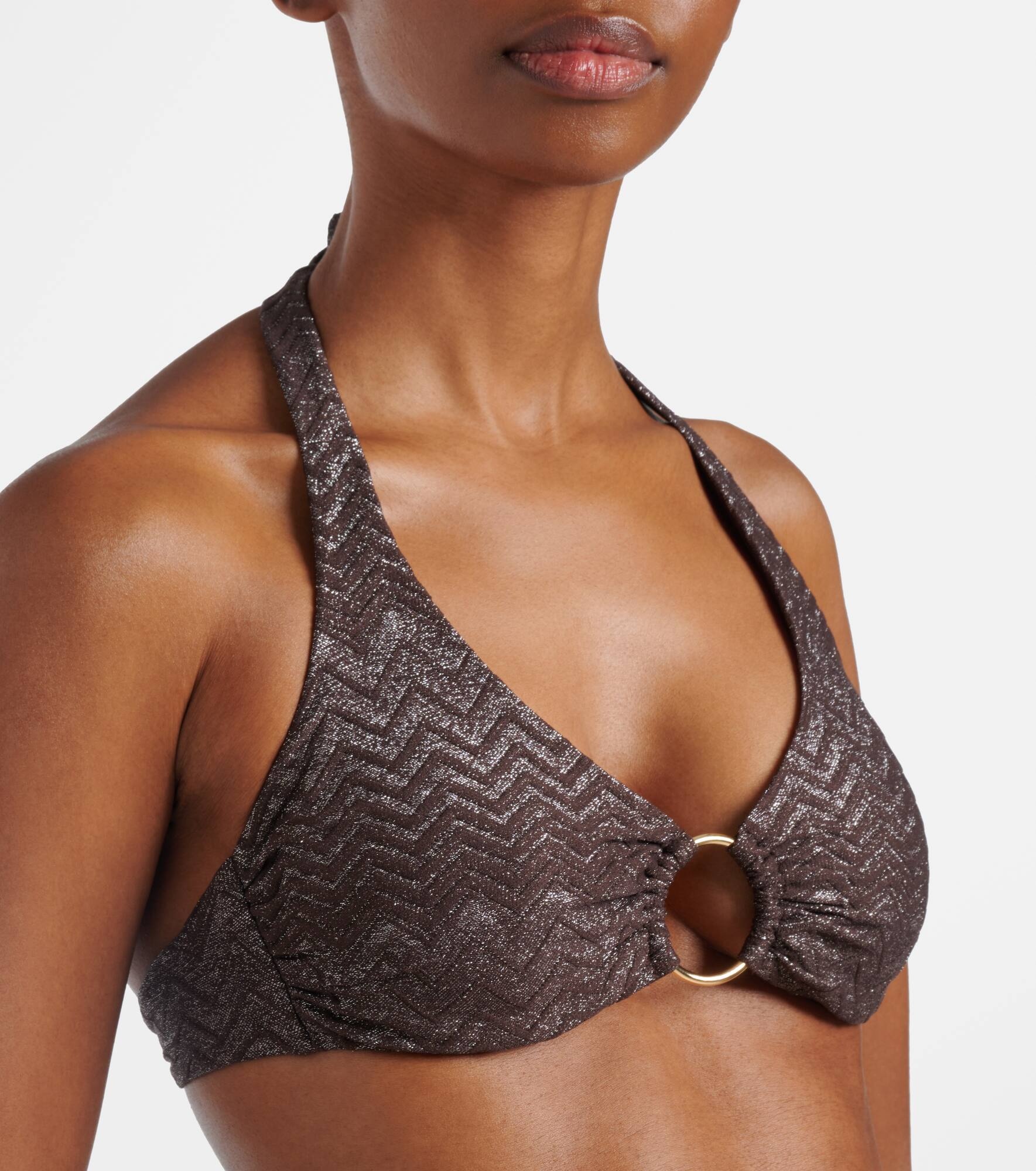 Brussels halterneck bikini top - 4