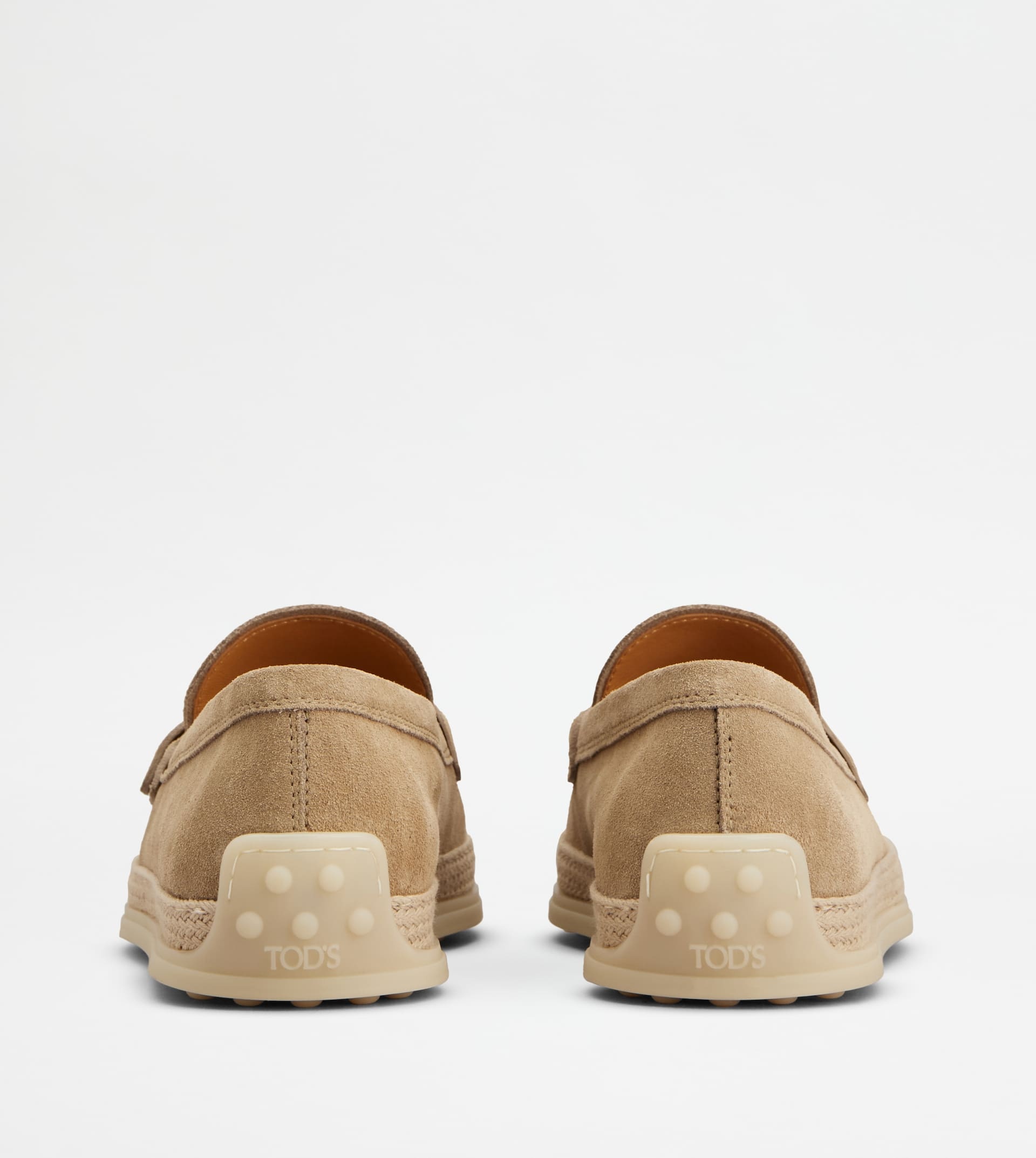 LOAFERS IN SUEDE - BEIGE - 3