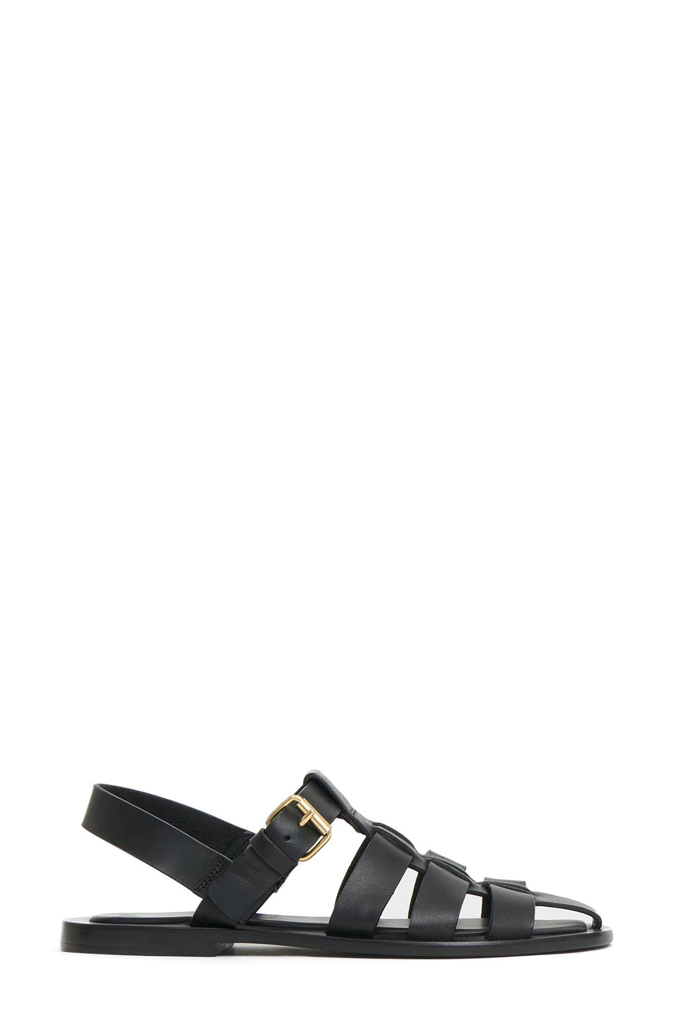Mansur Gavriel Slingback Fisherman Sandal in Black at Nordstrom - 3