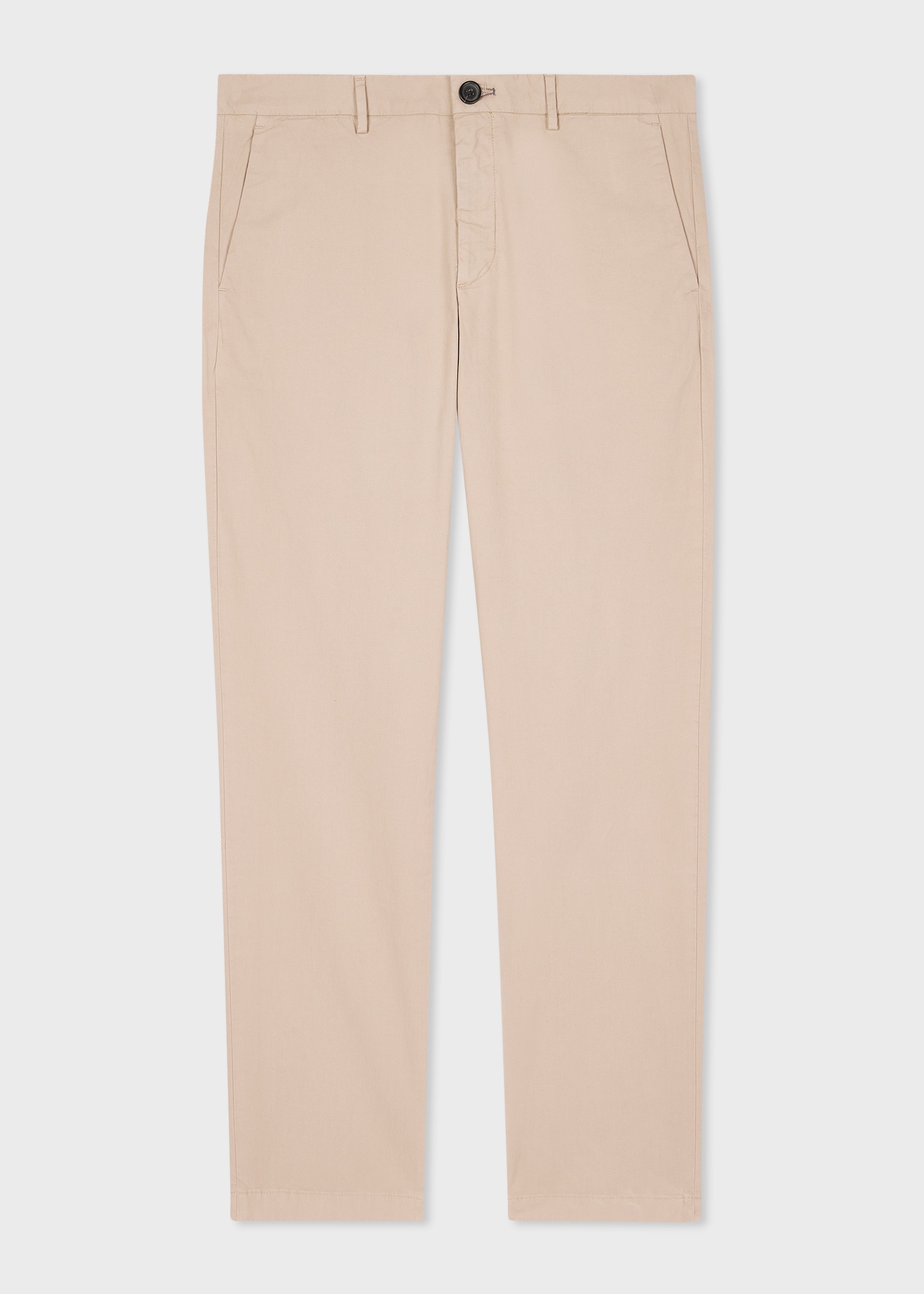 Tan Mid-Fit 'Broad Stripe Zebra' Chinos - 1