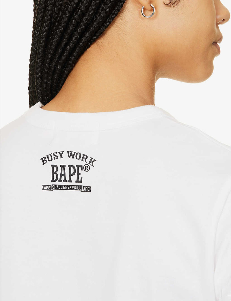 Logo-print cropped cotton-jersey T-shirt 5