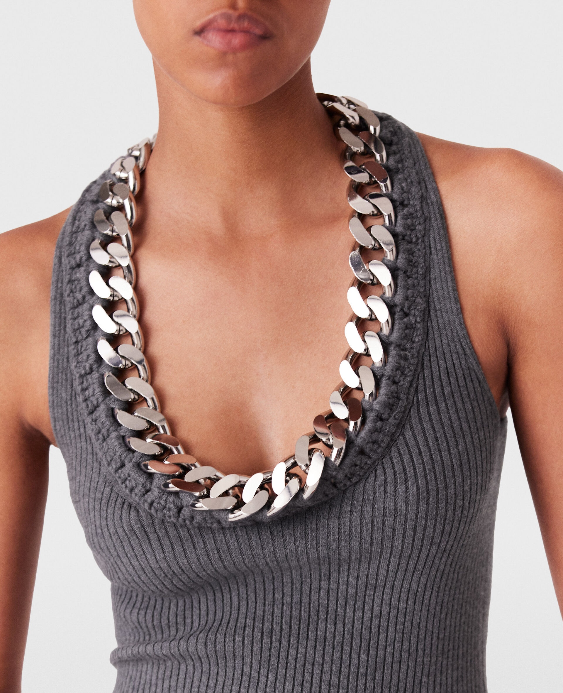Chunky Chain Tank Top - 4