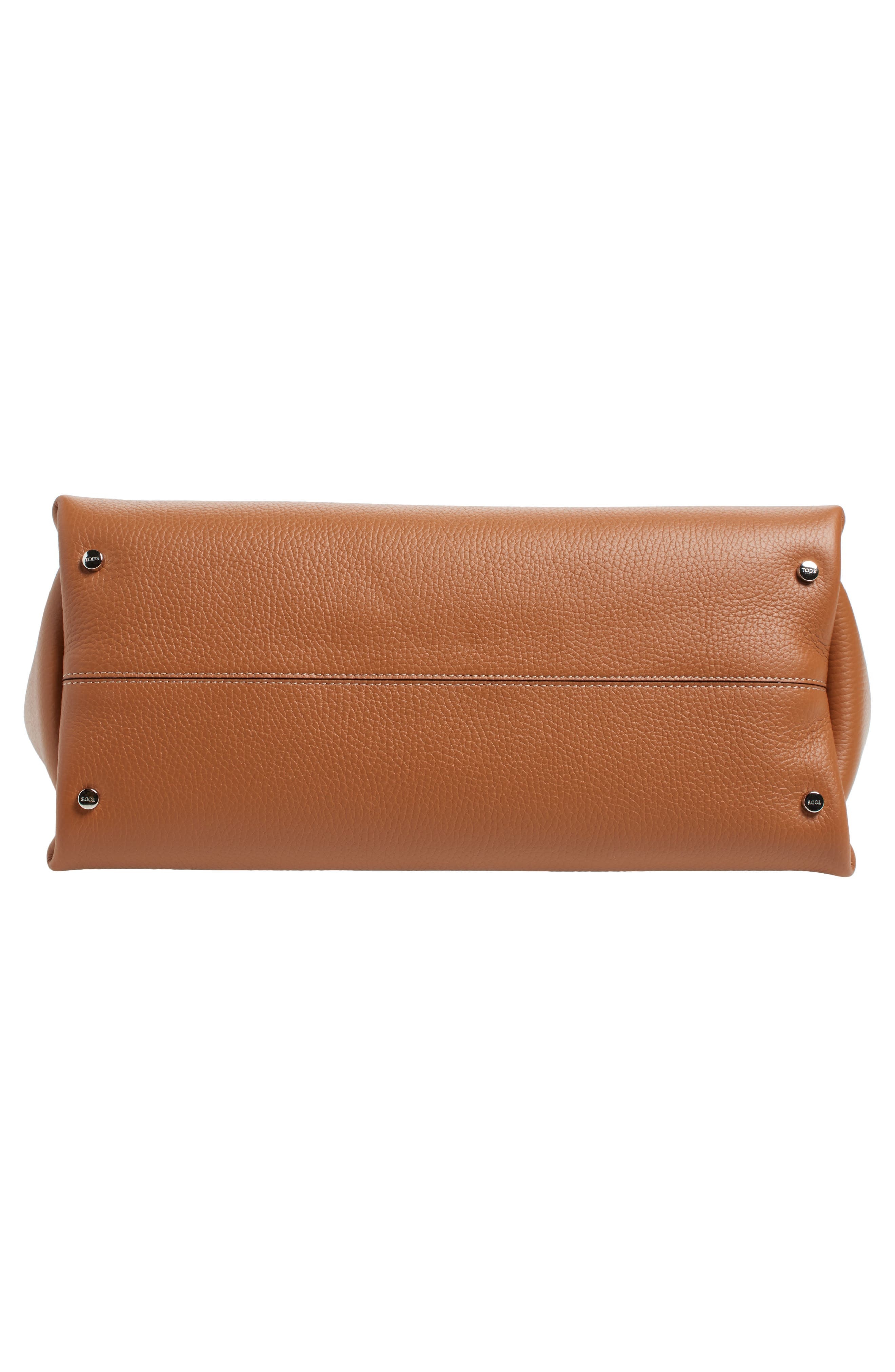 Tod's Medium Apa Leather Tote in Kenia/Bordeaux at Nordstrom - 7