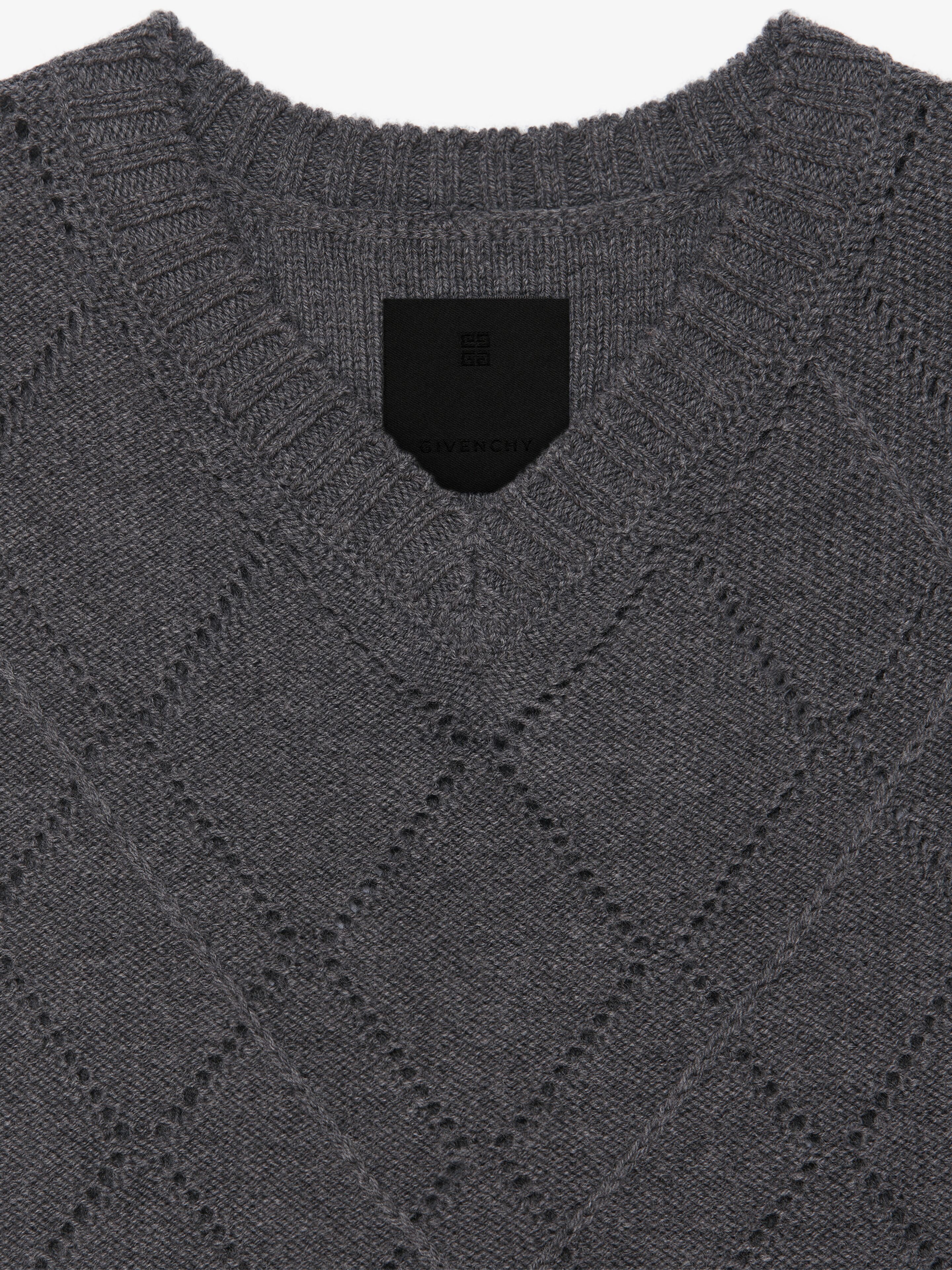 CROPPED SWEATER IN WOOL - 5