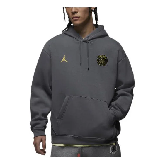 Air Jordan x PSG Hoodie 'Black Gold' DV0612-014 - 1