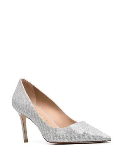 Stuart Weitzman 90mm glitter pumps outlook