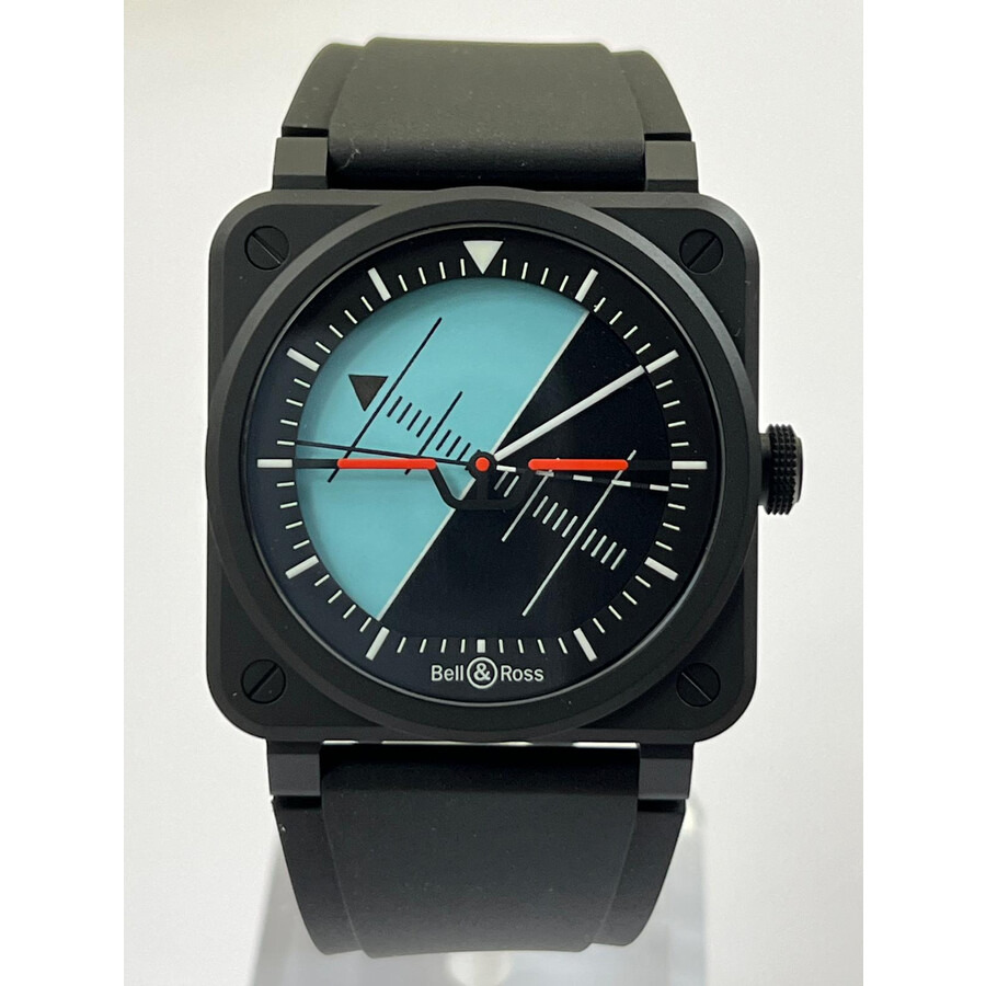 Bell And Ross - Bell and Ross Br 03 Automatic Black Dial Men's Watch BR03A-HRZ-CE/SRB - 1