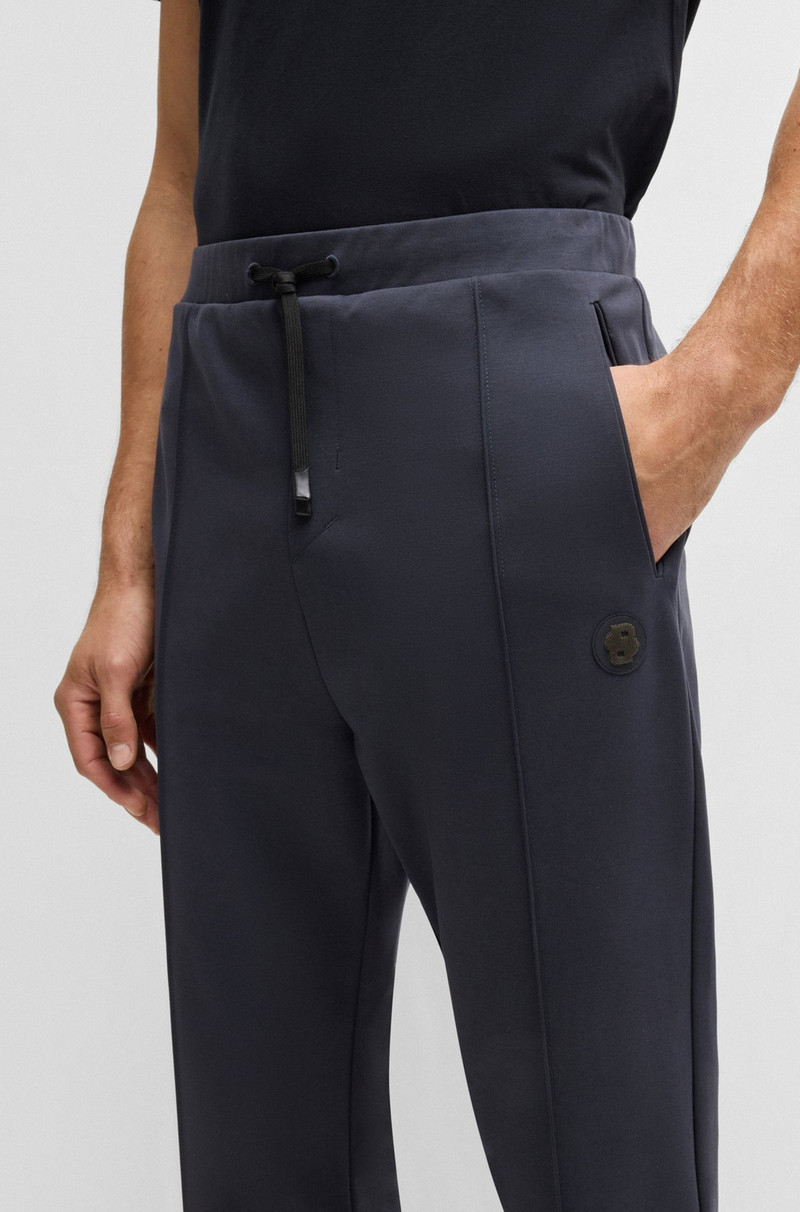 COTTON TRACKSUIT BOTTOMS WITH DOUBLE B MONOGRAM 3