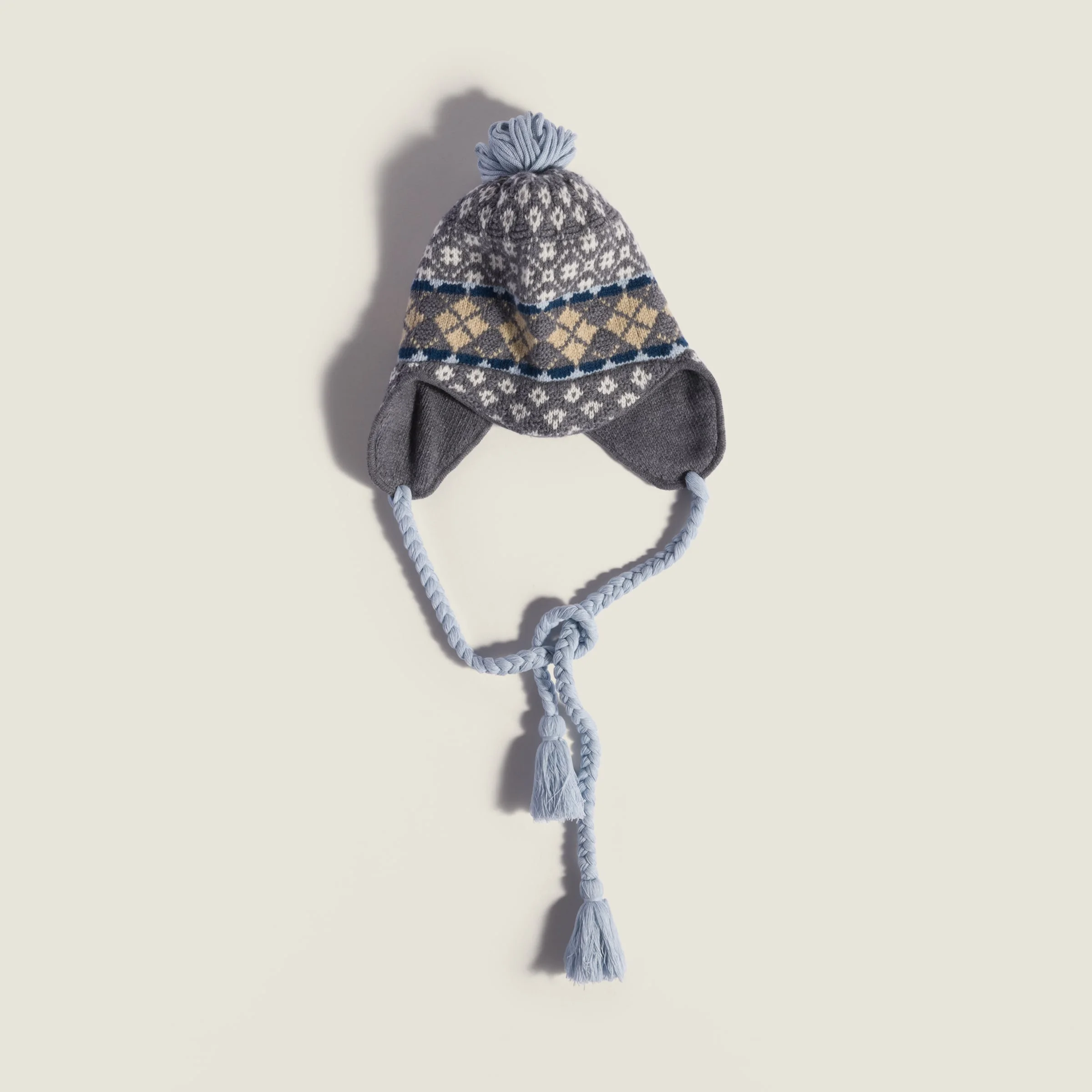 Wool and cashmere visor hat - 1