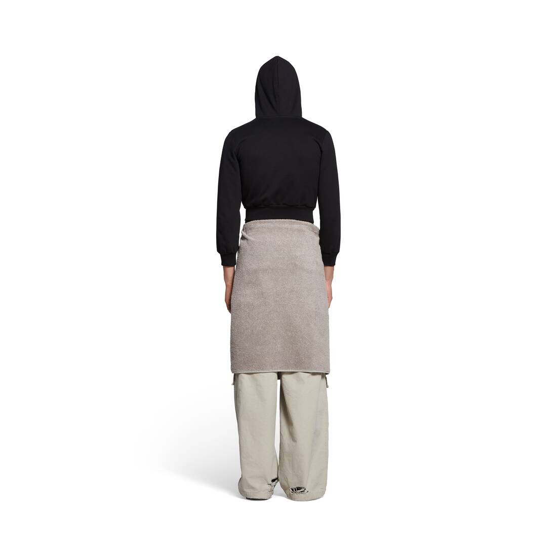 Balenciaga Towel Skirt in Beige - 4