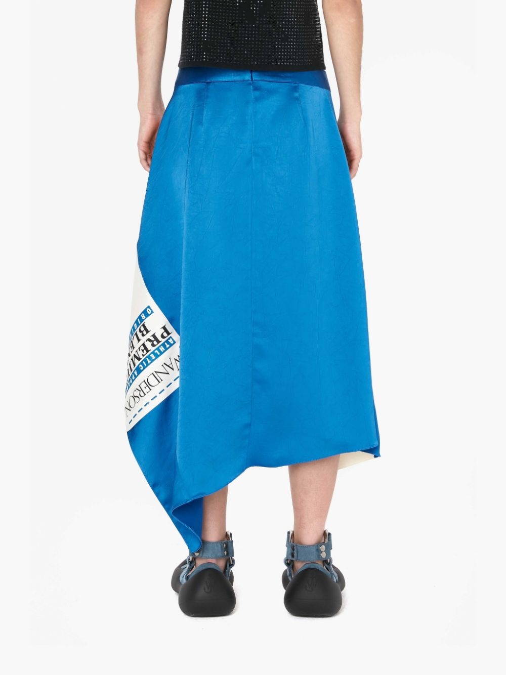 ASYMMETRIC CARE LABEL SKIRT - 3
