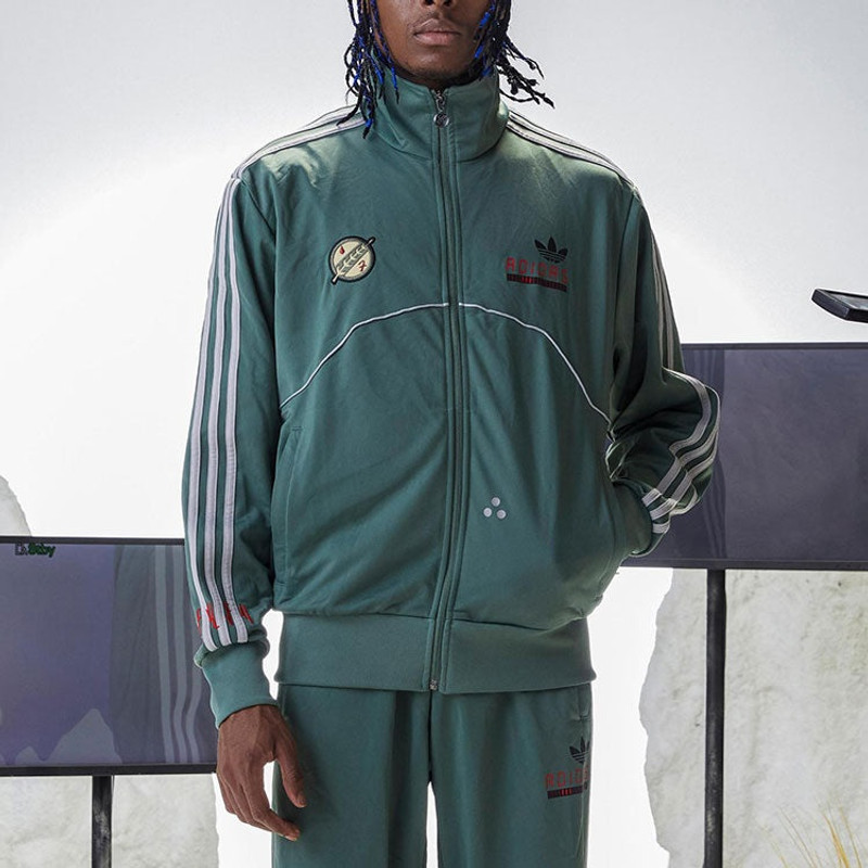 남자의 adidas 원본 x 스타 전쟁 Crossover Boba Fett Fb Tt Starwars 수를 놓은 측 줄무늬 스포츠 5