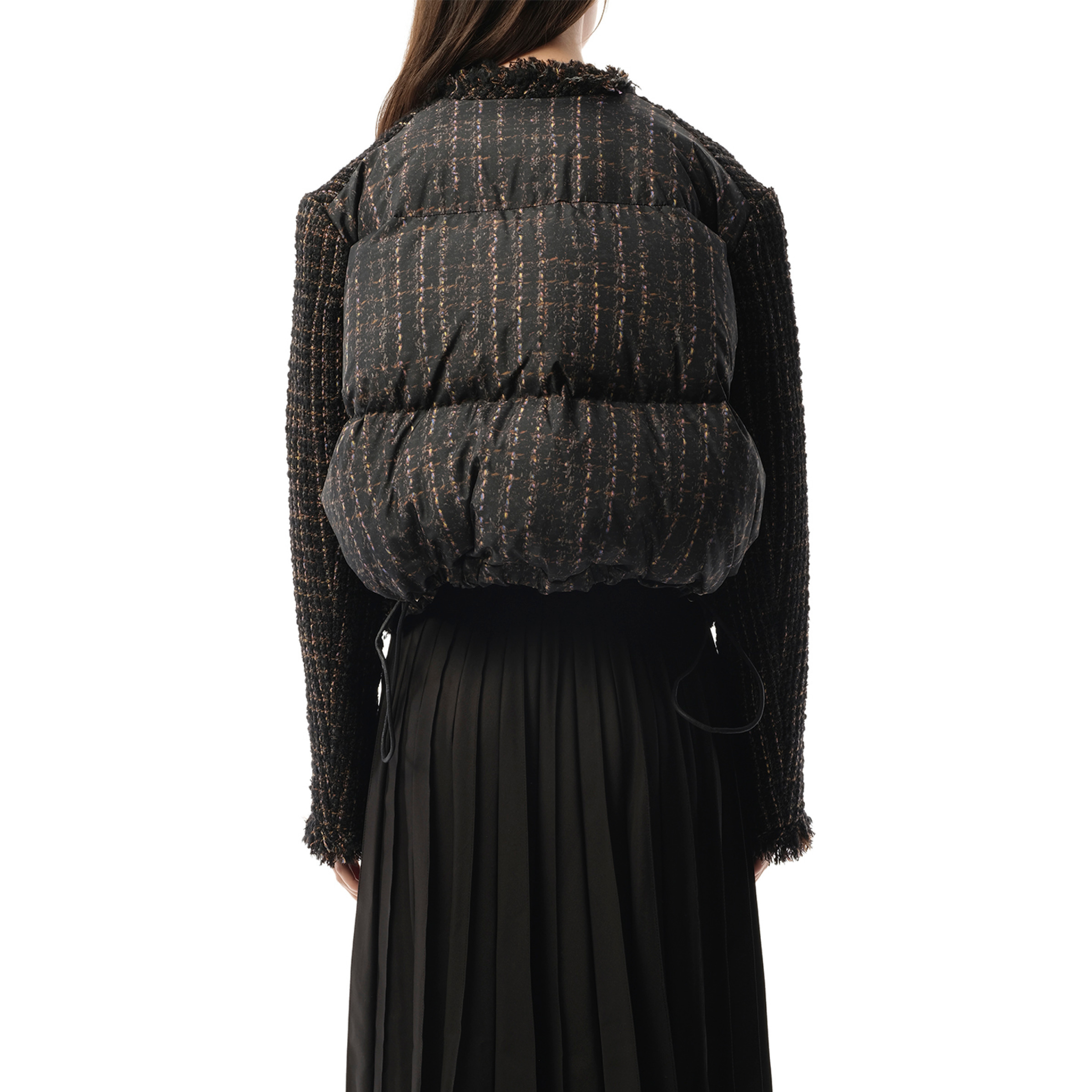 Tweed Jacket in Black/Brown - 6