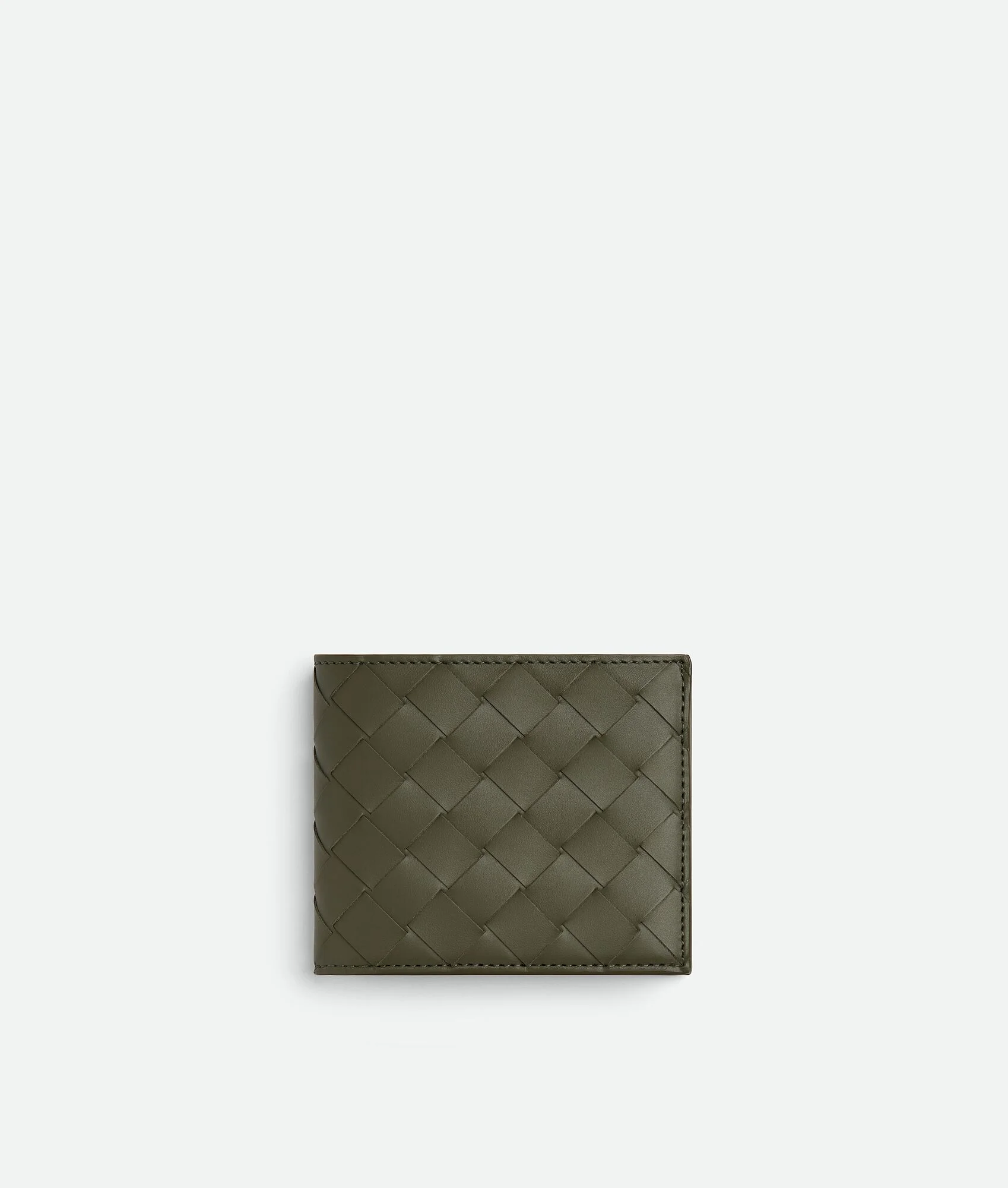 Intrecciato Bi-Fold Wallet With Coin Purse - 1