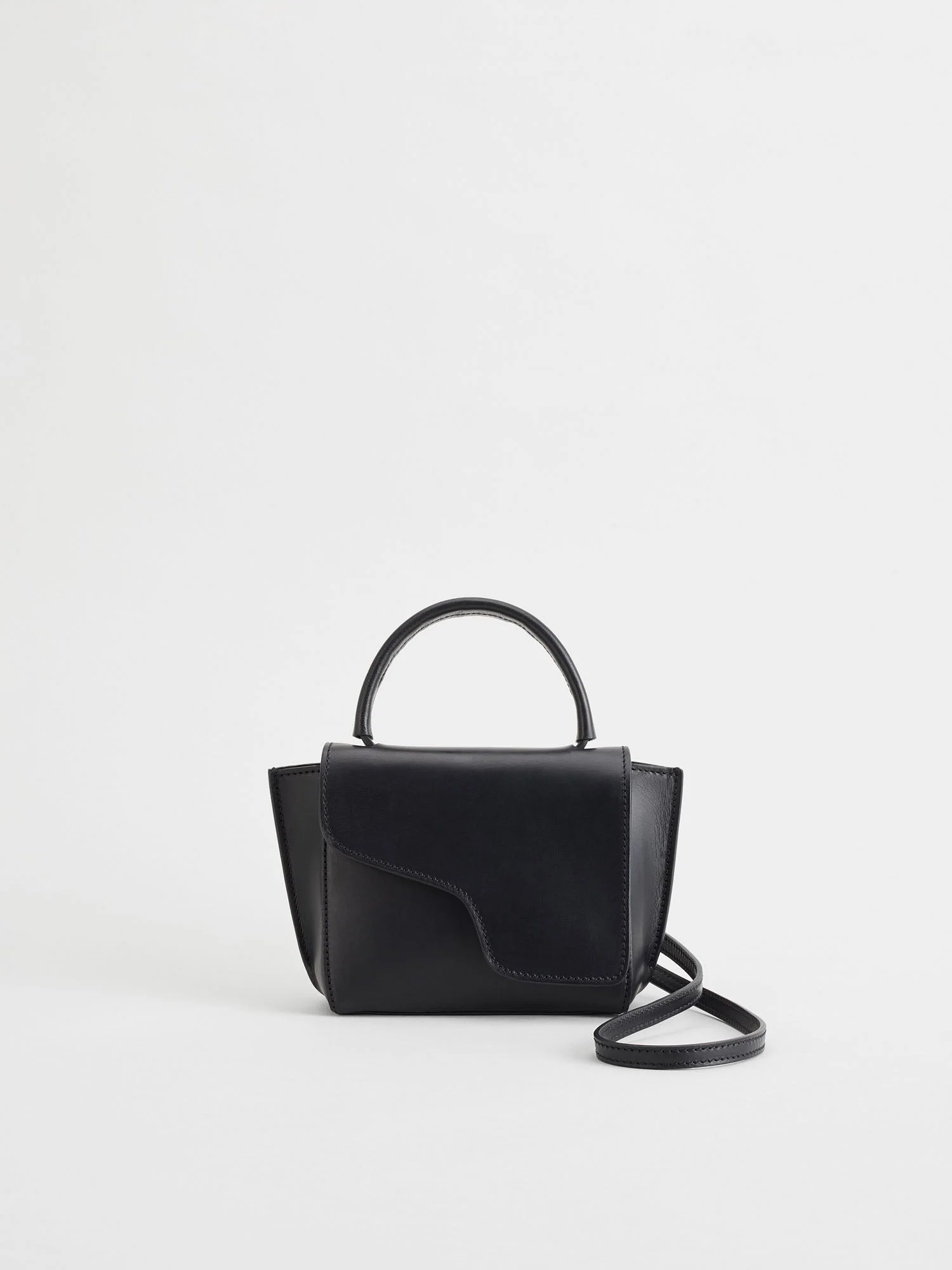 Montalcino Black Leather Mini handbag - 1