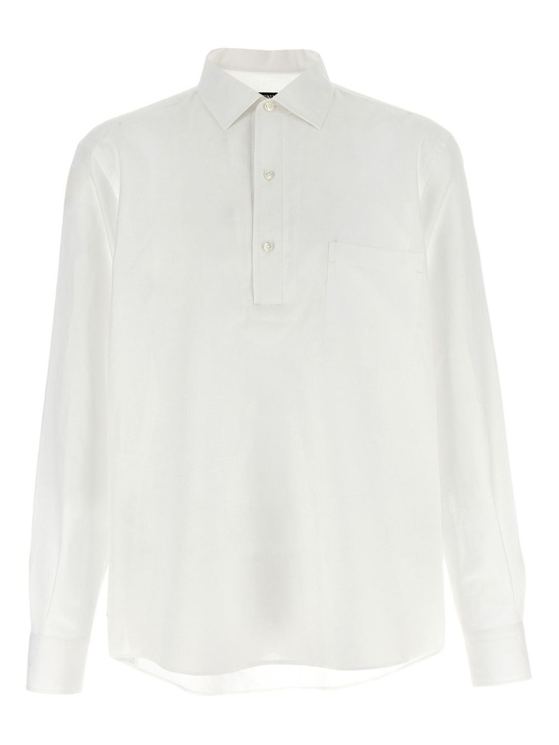 long-sleeve polo shirt 1