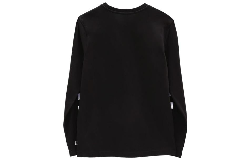 (WMNS) Vans Divine Energy Long Sleeve Boyfriend T-shirt 'Black' VN0A7RLUBLK - 2