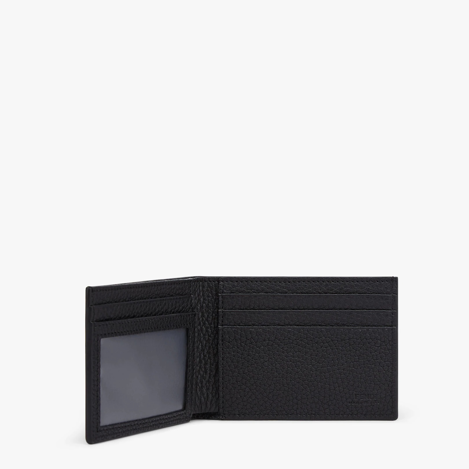 Bi-fold wallet with banknote compartment, four card slots and one coated document pocket with a tran - 3
