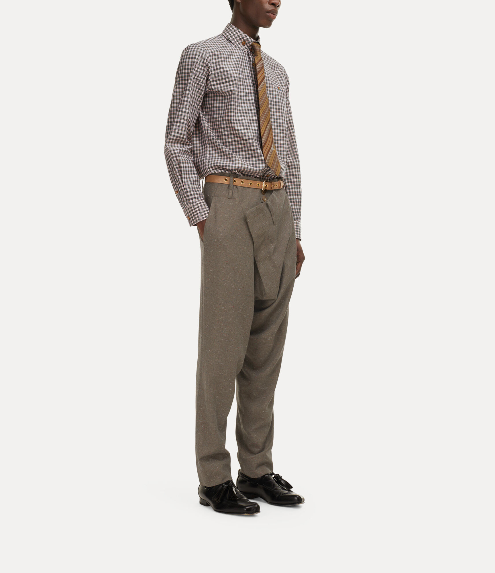 TWO BUTTON KRALL SHIRT - 2