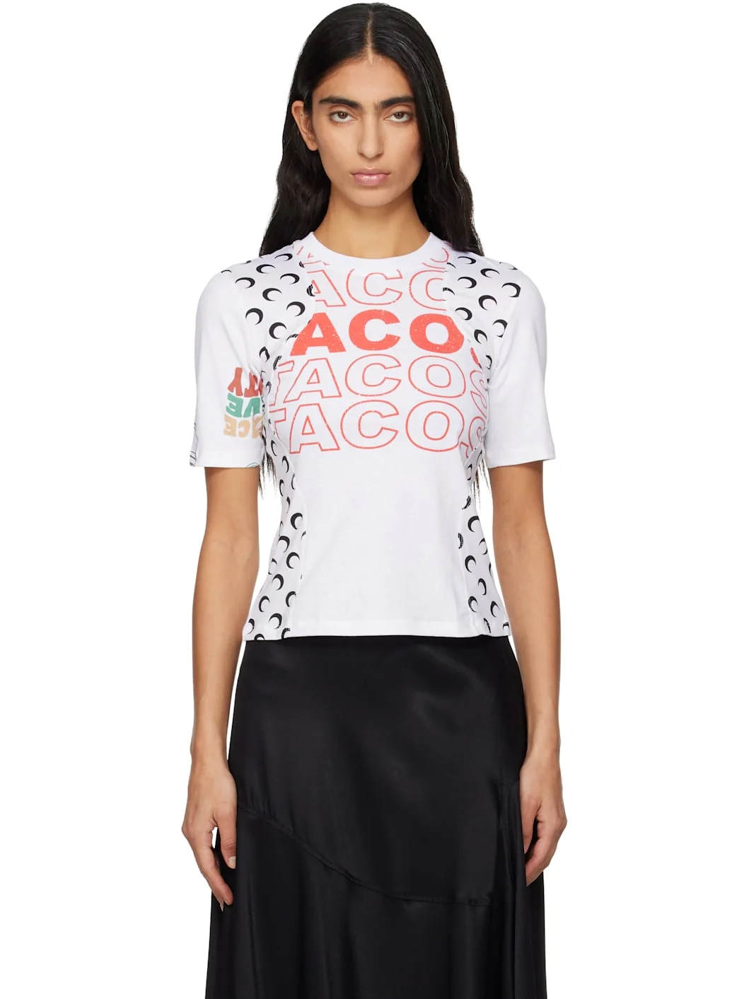 White Regenerated Graphic Jersey Baby Fit T-shirt - 1