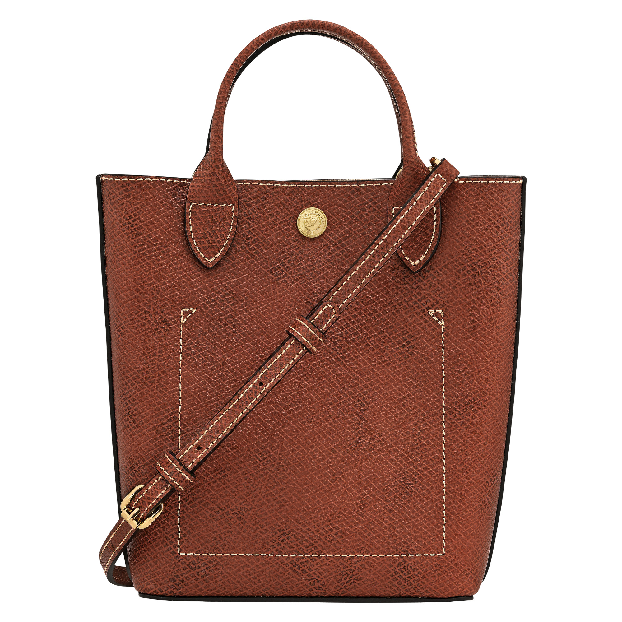 Épure XS Tote bag Brown - Leather - 4