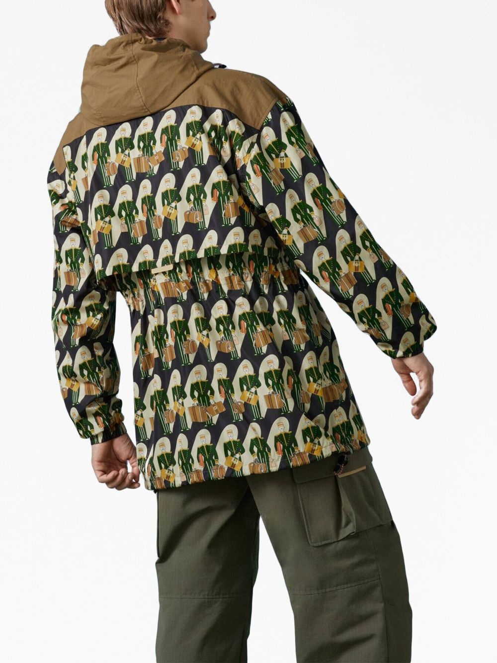 Porter-print zip-up jacket - 4