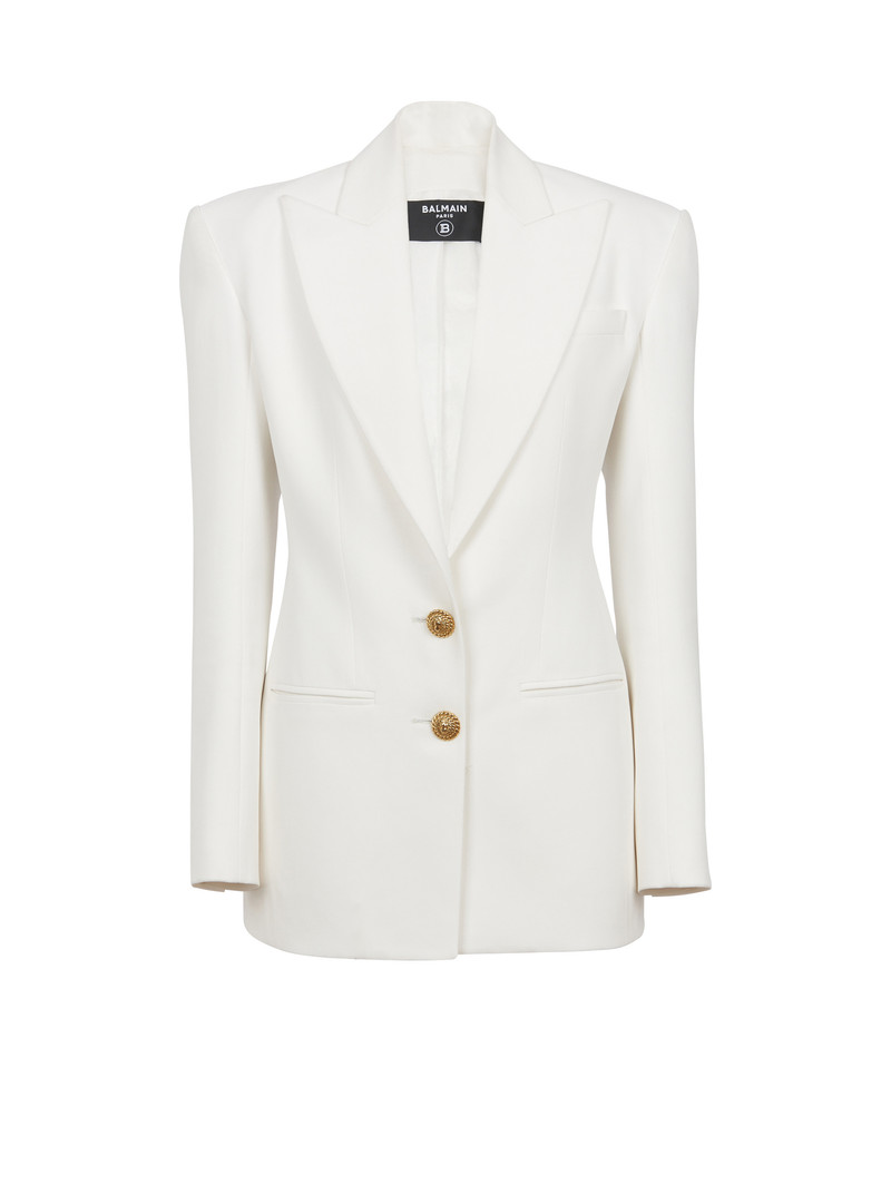 2-button crepe jacket 1