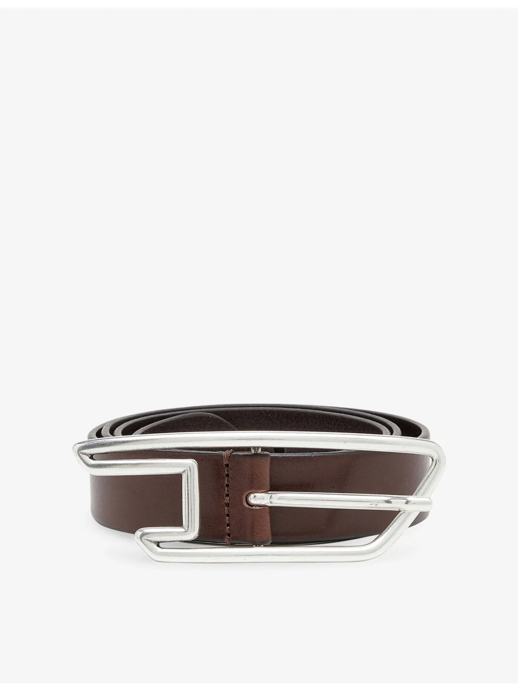 D-Logo Buckle Leather Belt - 1