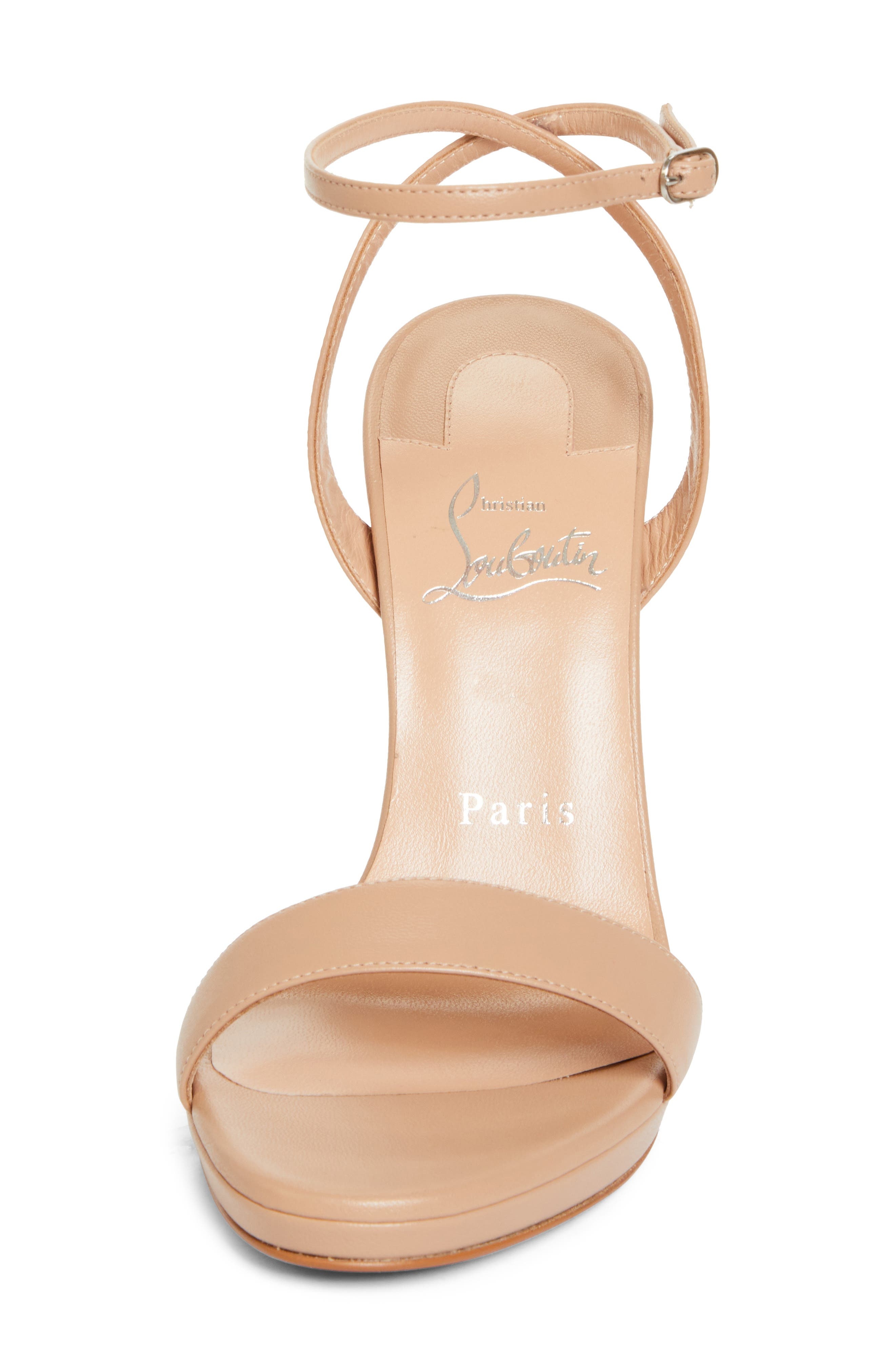 Christian Louboutin Miss Z Queen Sandal in Blush/Lin Blush at Nordstrom - 4