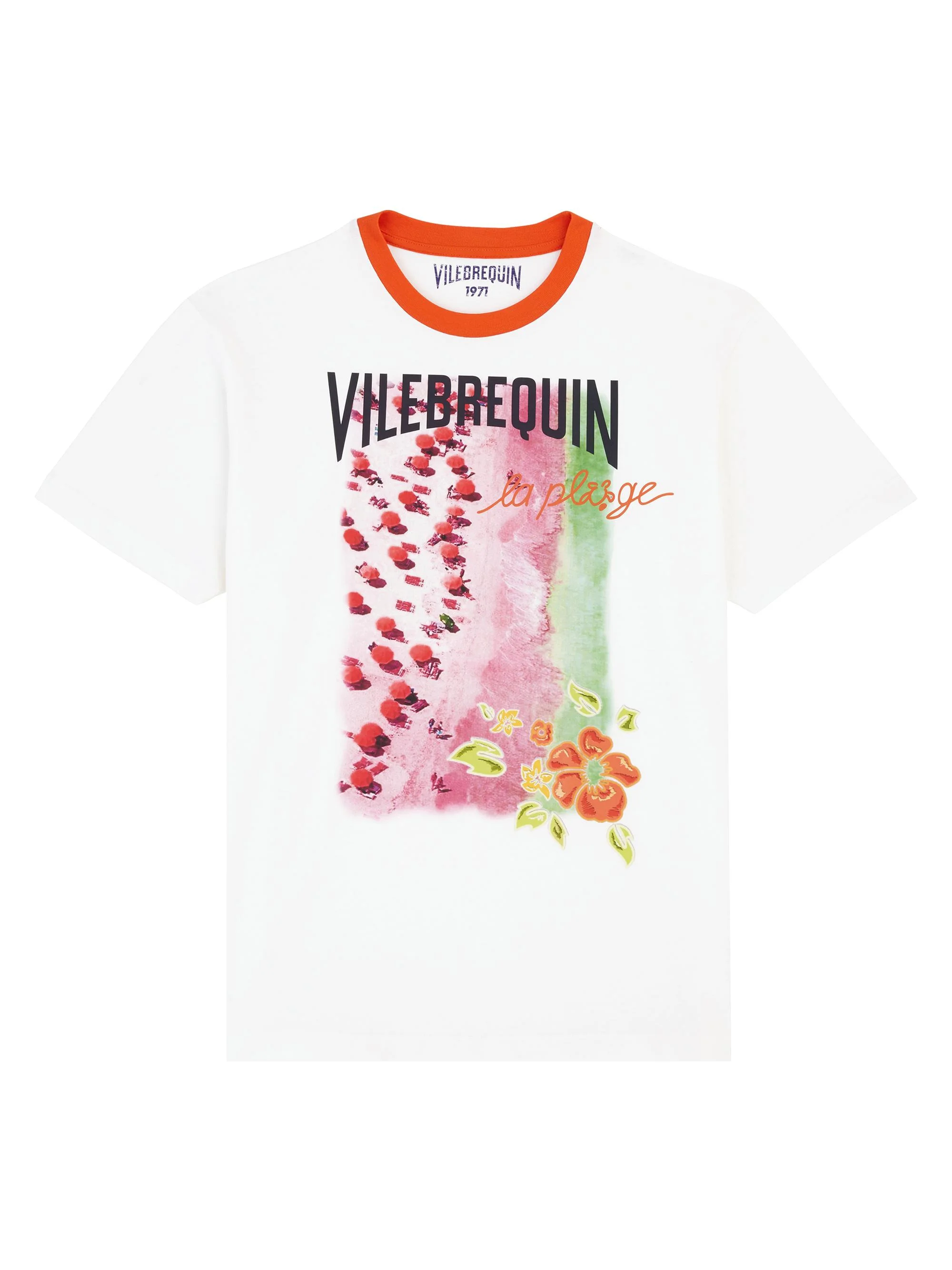 Men's Plage Sky T-Shirt - Off White - 1