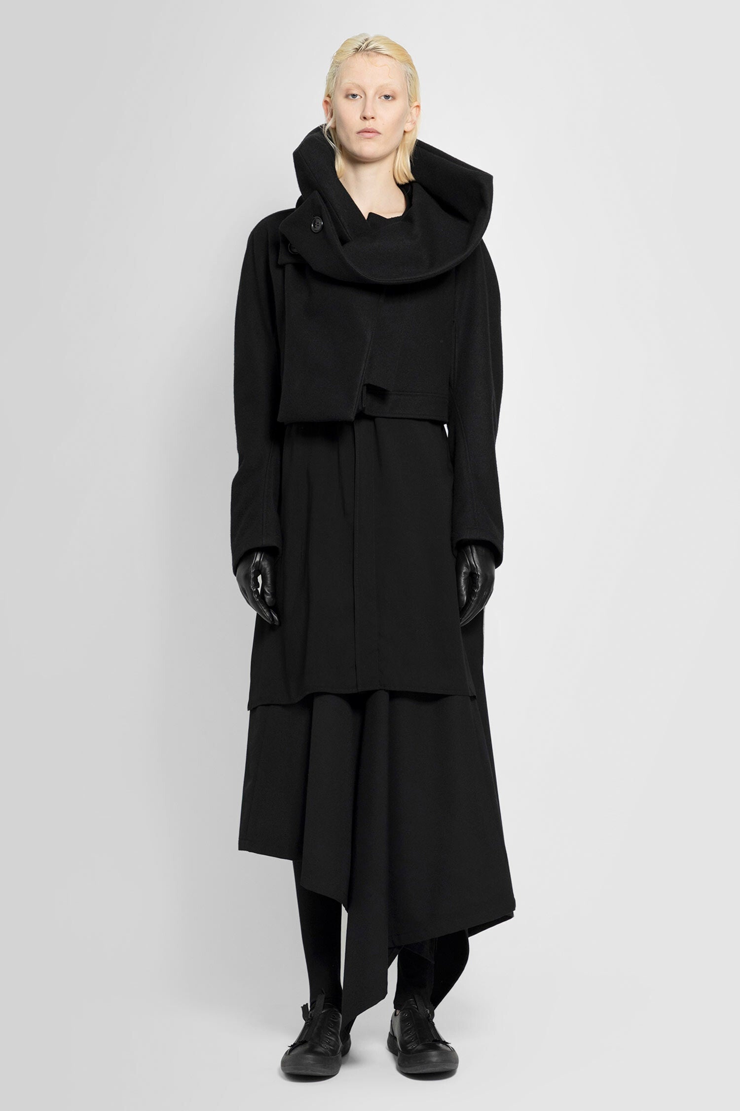 YOHJI YAMAMOTO WOMAN BLACK JACKETS - 5