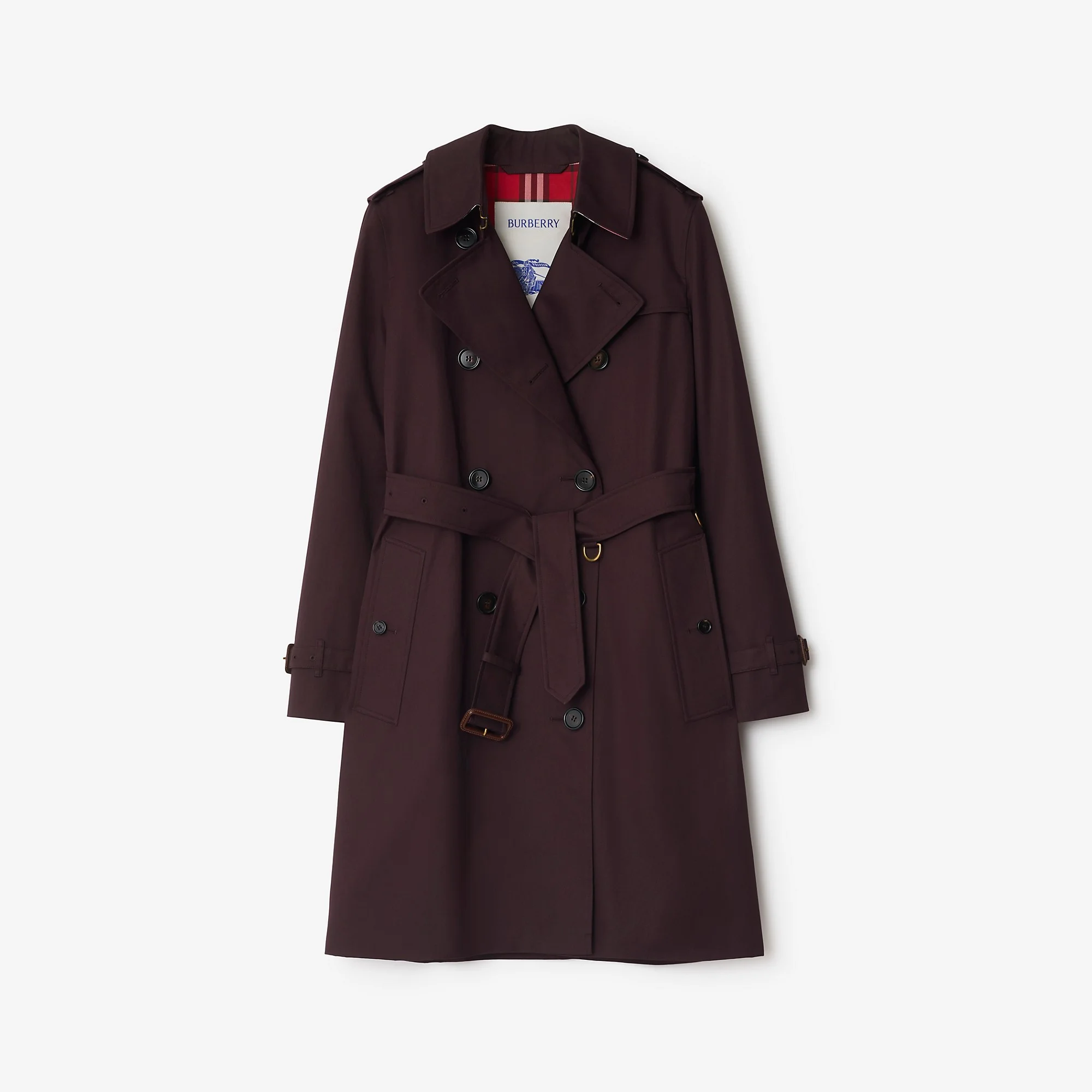 Mid-length Gabardine Kensington Trench Coat - 1
