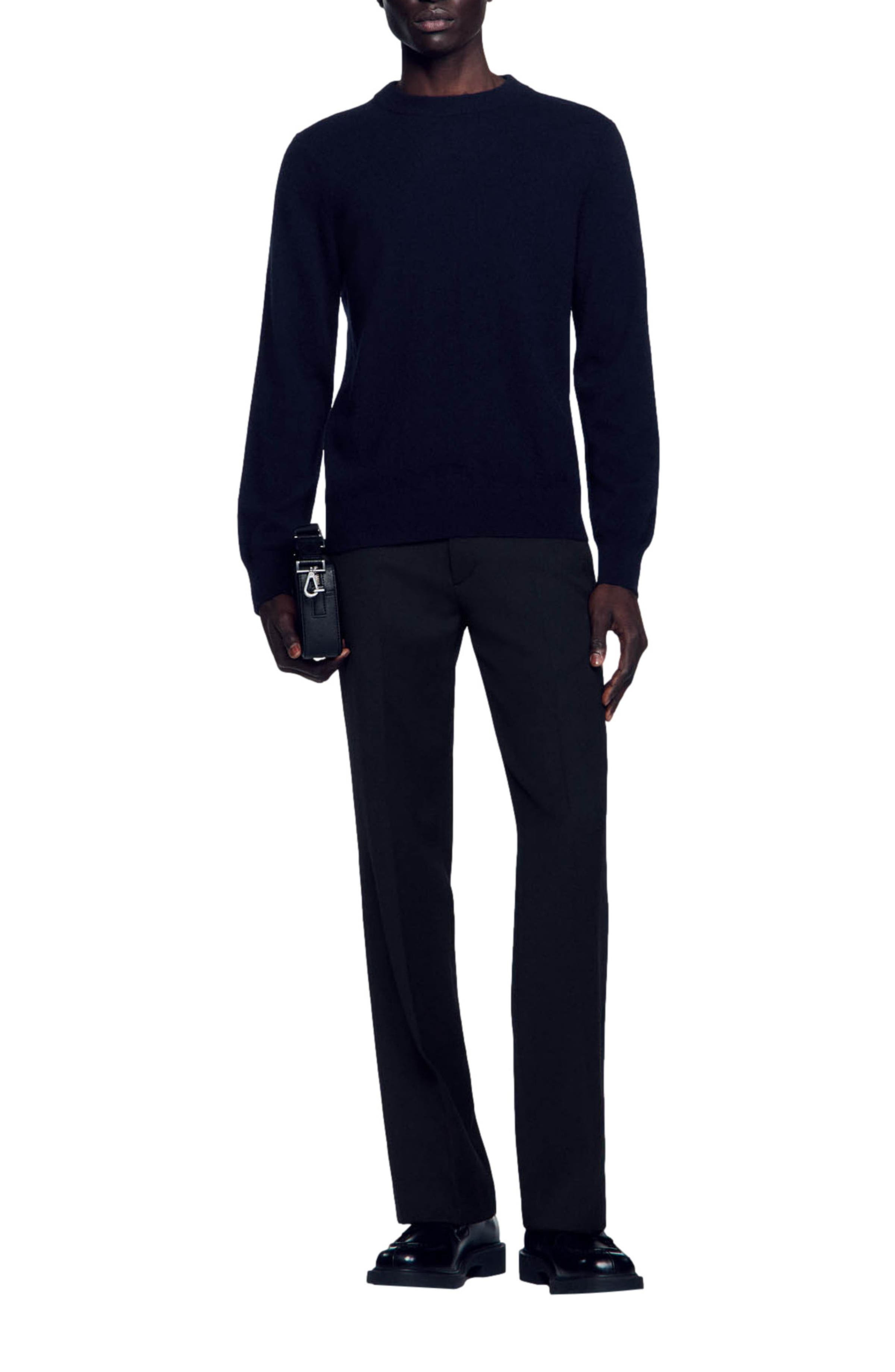 SANDRO Cashmere sweater in Dark Navy at Nordstrom - 6