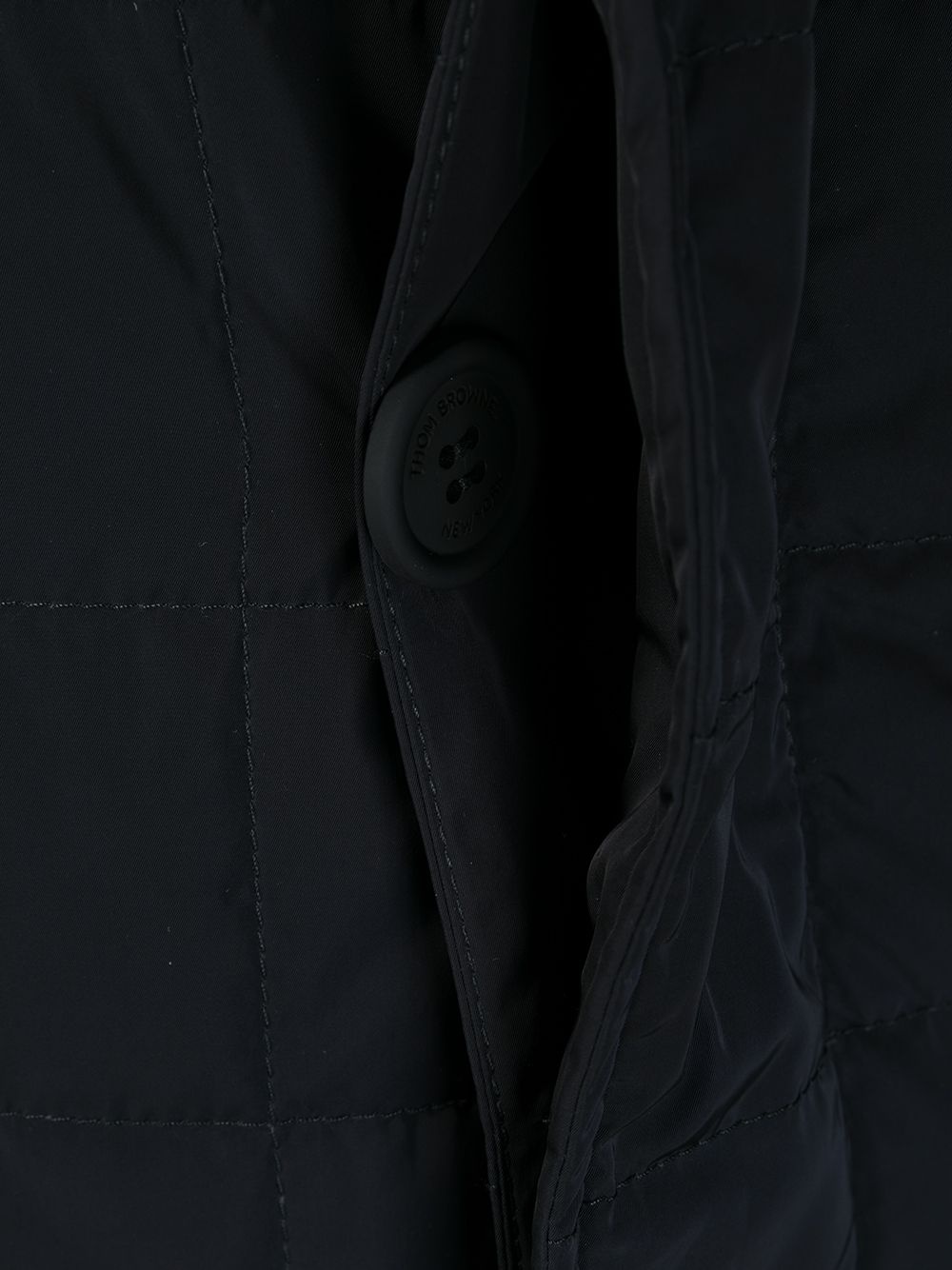 4-Bar motif padded tailored coat - 7