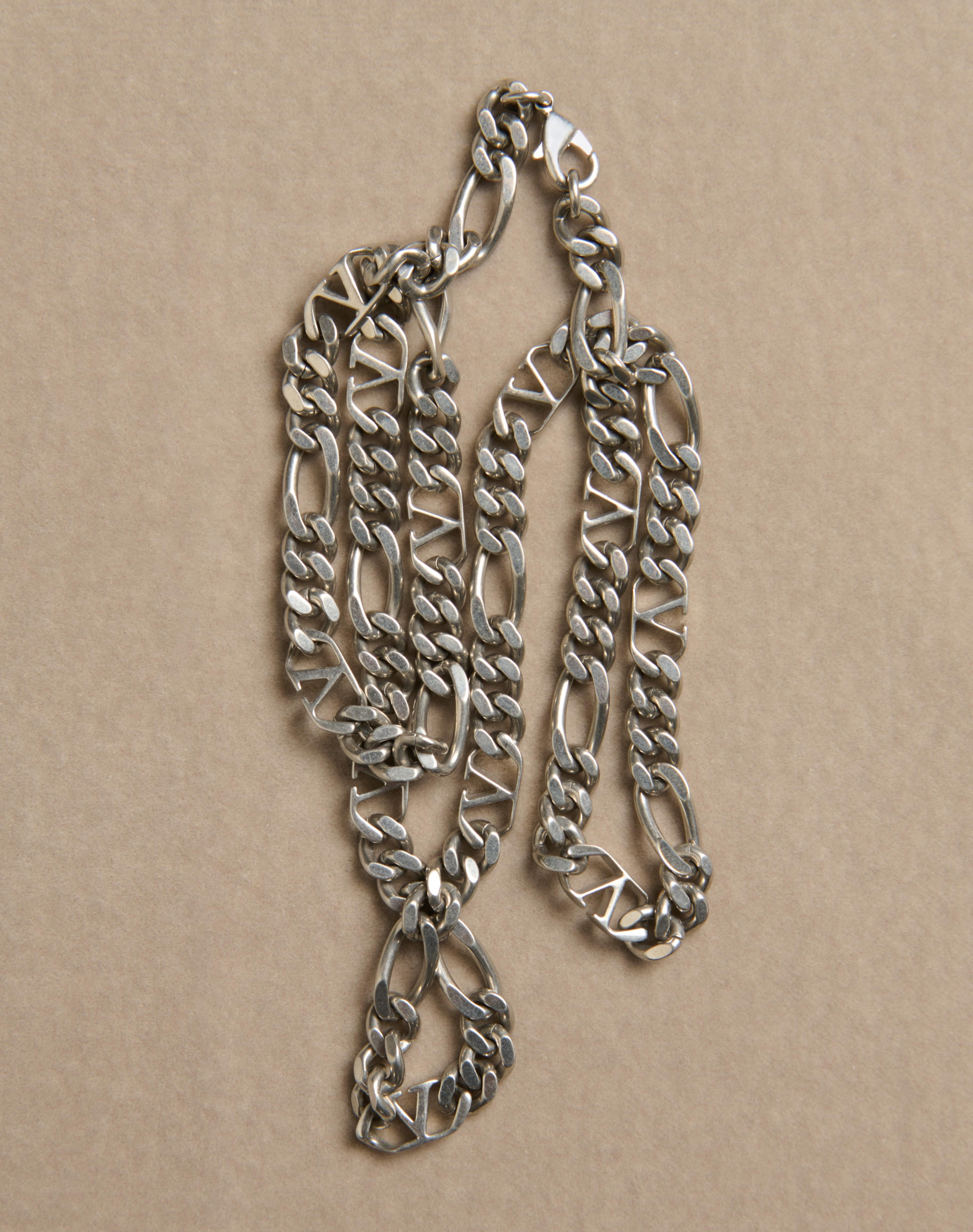 VLOGO SIGNATURE METAL NECKLACE - 4