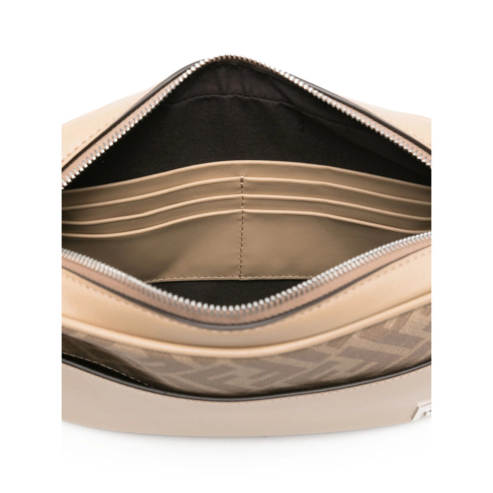 Fendi Neutrals Messenger Bags Men - 5