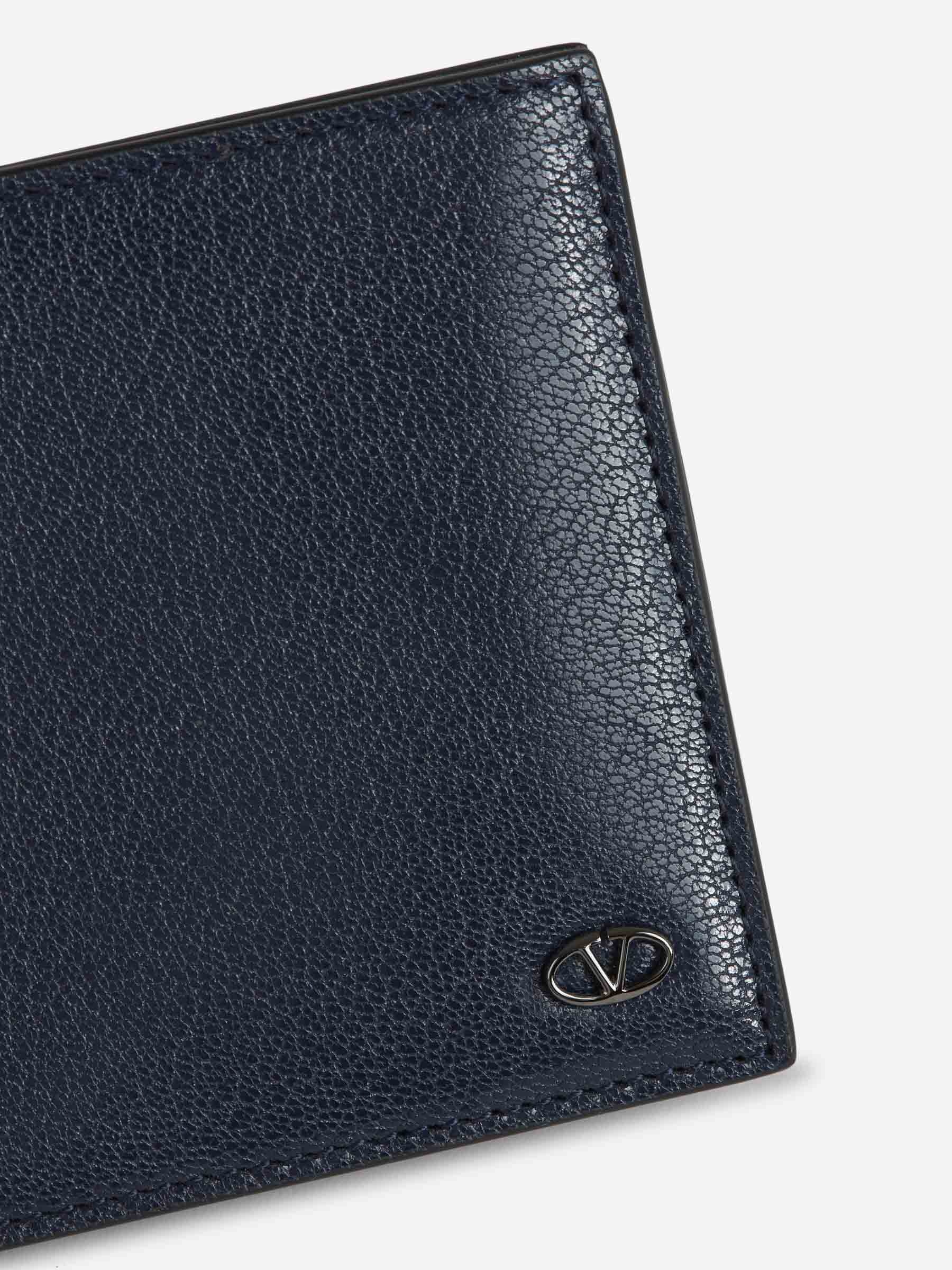 VLOGO LEATHER WALLET - 5