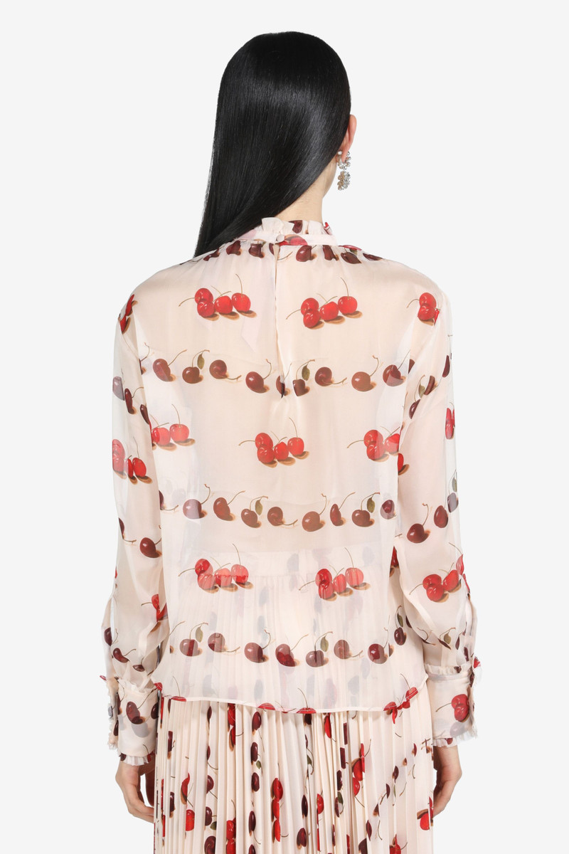 N°21 CHERRY-PRINT SILK BLOUSE outlook