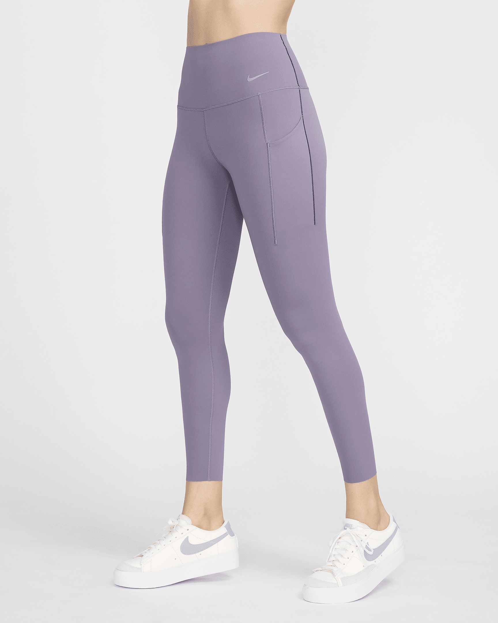Nike Women's Universa Medium-Support High-Waisted 7/8 Leggings with Pockets - 3