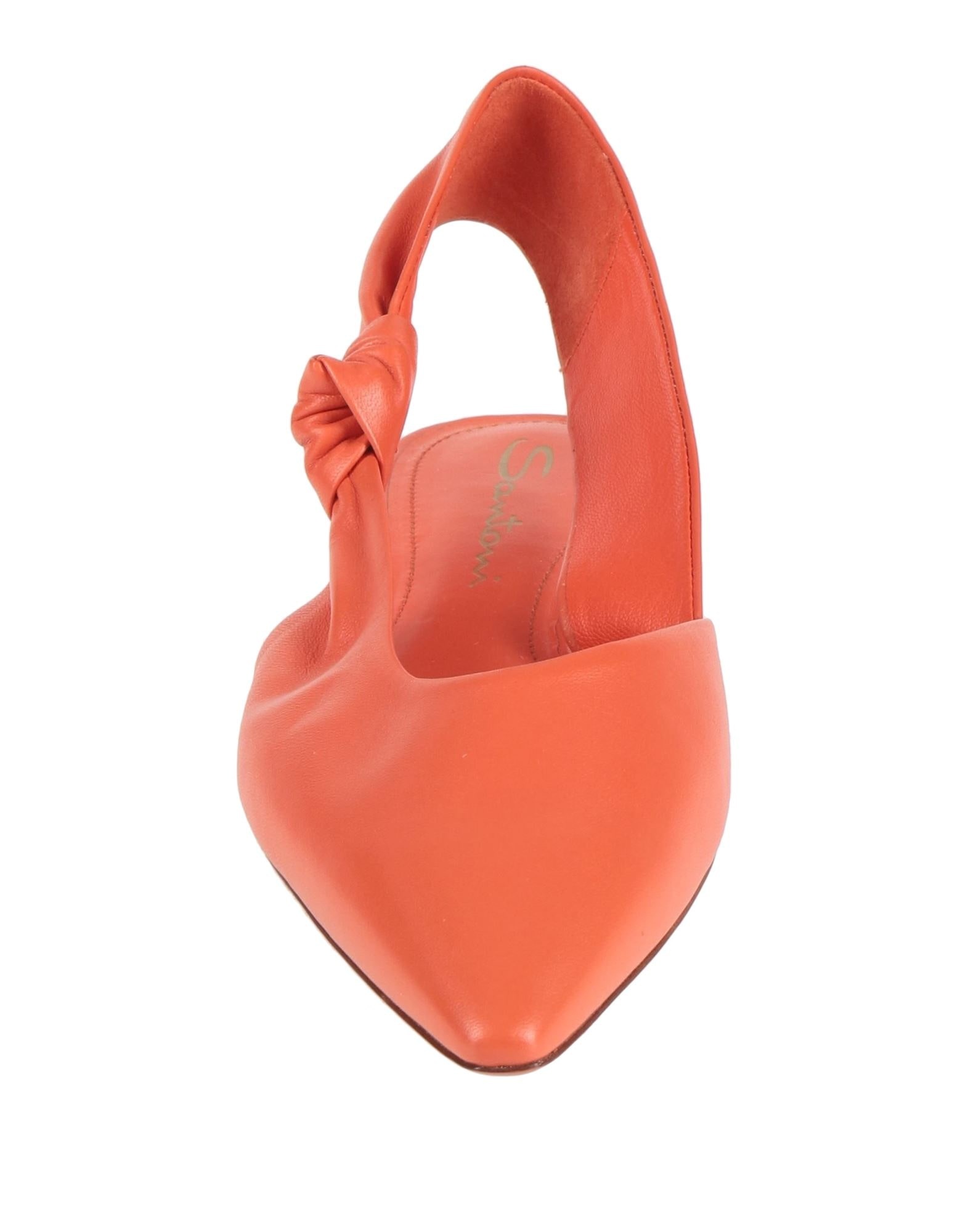 Orange Women's Ballet Flats - 4