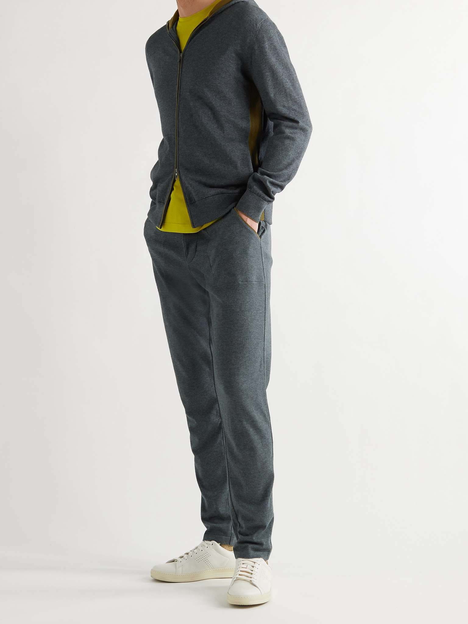 Tapered Cashmere and Cotton-Blend Sweatpants - 2